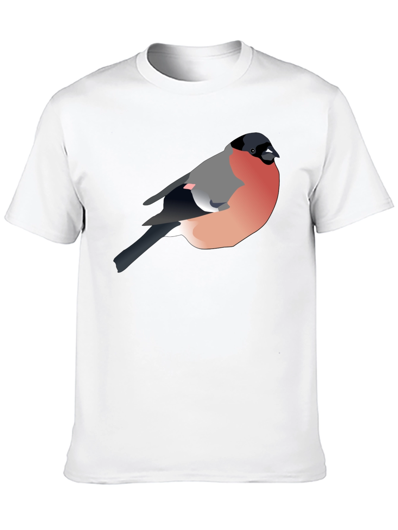 Black Bullfinch Graphic Tee - Stylish Bird Lover's T-Shirt view 10