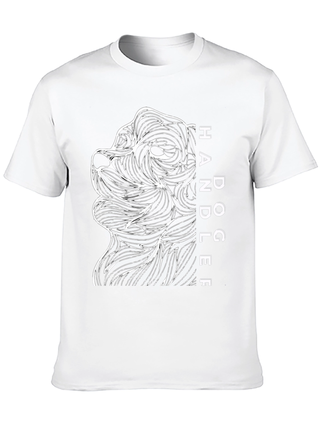 Black Dog Handler Graphic T-Shirt - Black view 10