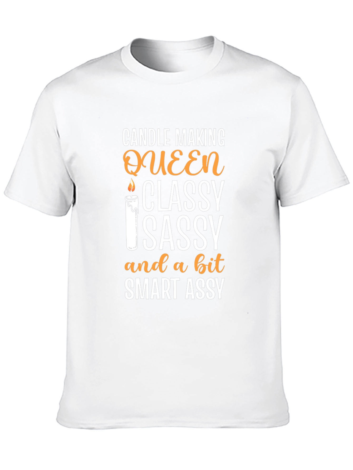 Black Candle Making Queen Graphic Tee - Classy Sassy Smart Assy view 10