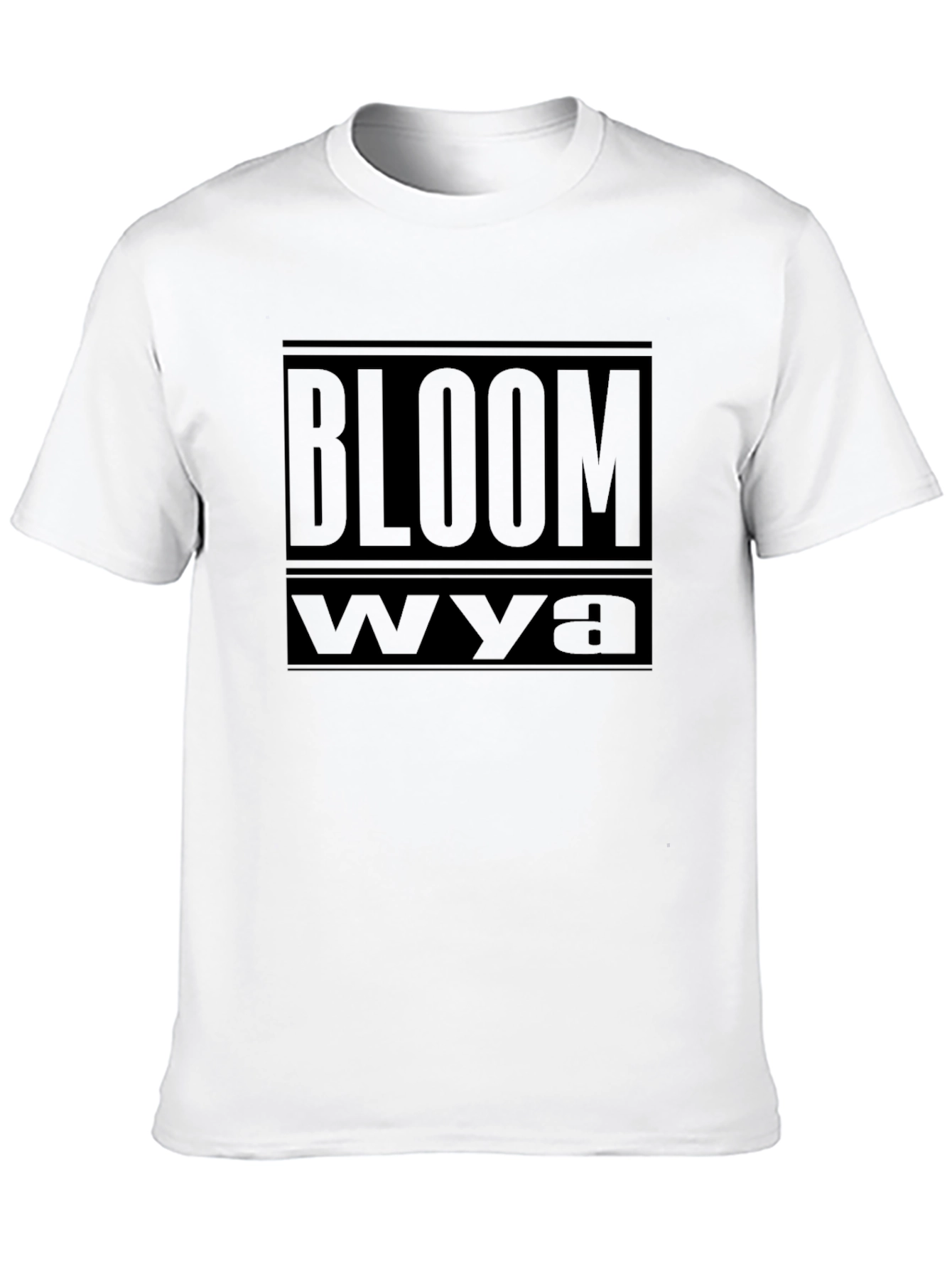 Black BLOOM WYA Graphic Tee - Soft Style Unisex T-Shirt view 10