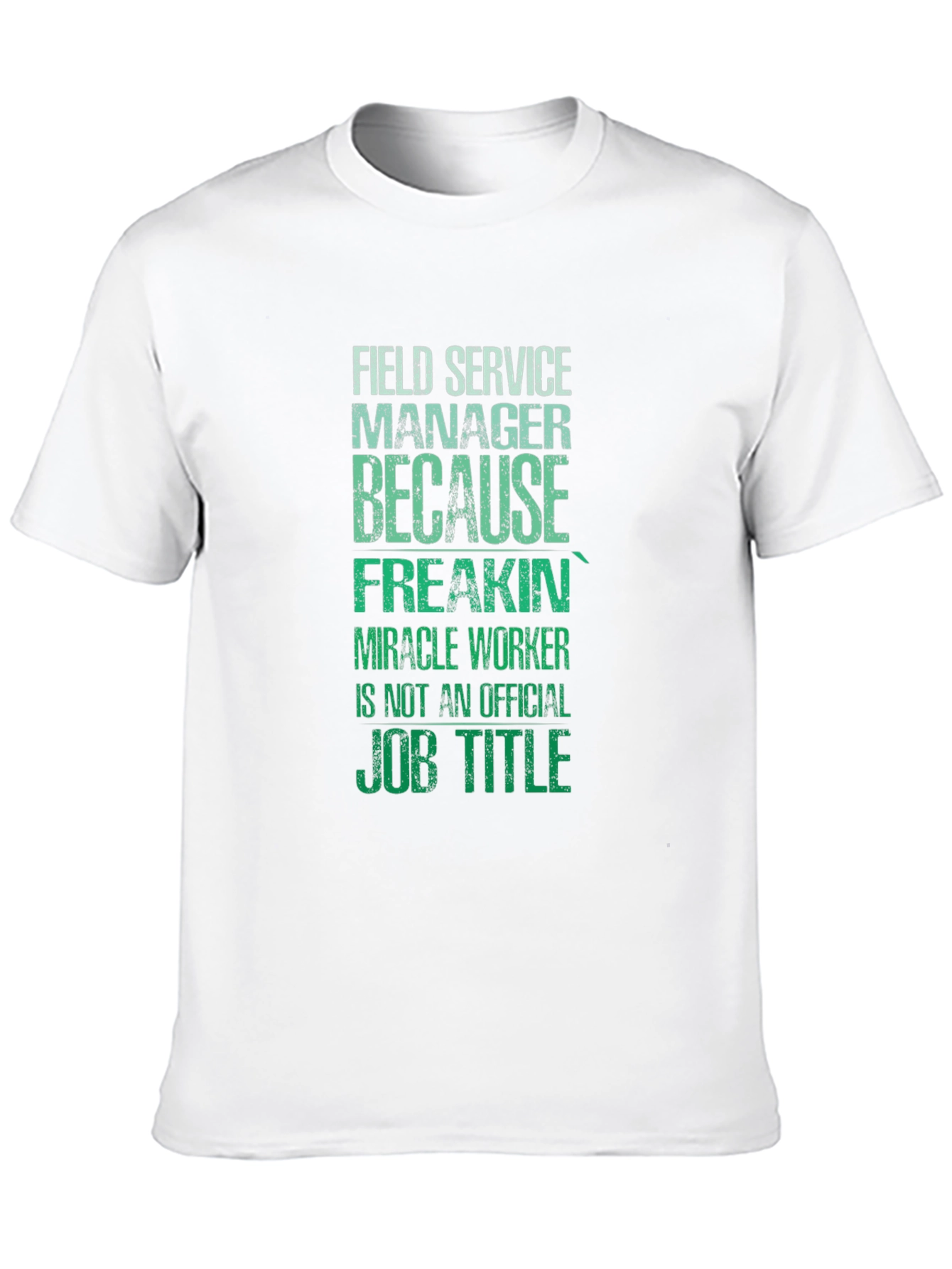 Black Field Service Manager T-Shirt view 10