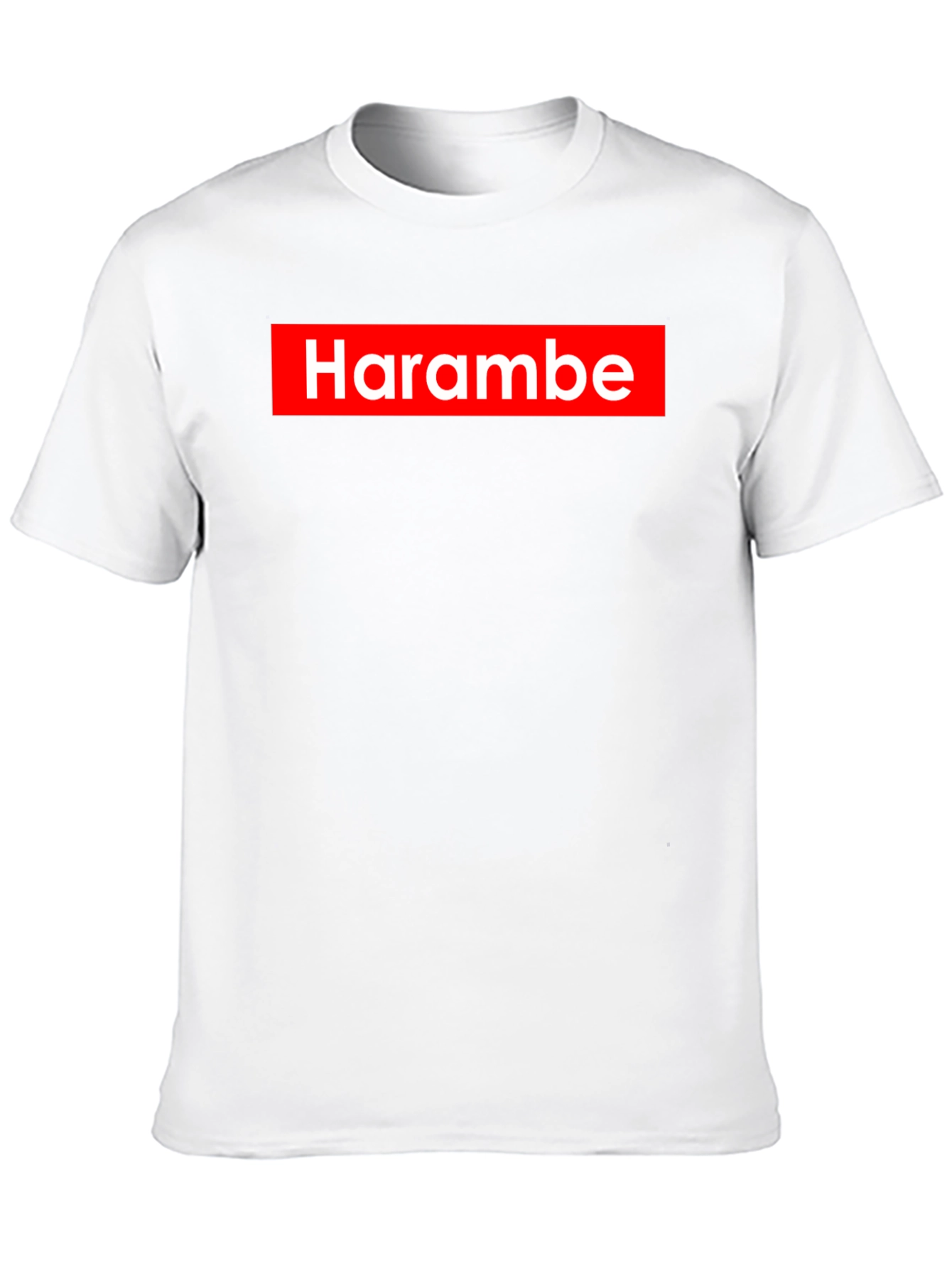 Black Harambe Graphic Print T-Shirt - Supreme Style view 10