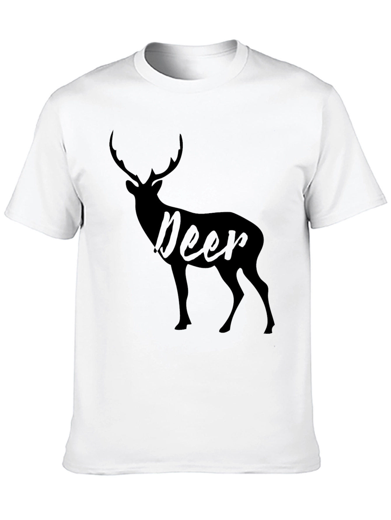 Black Black Deer Graphic Tee - Men's Short Sleeve Shirt view 10