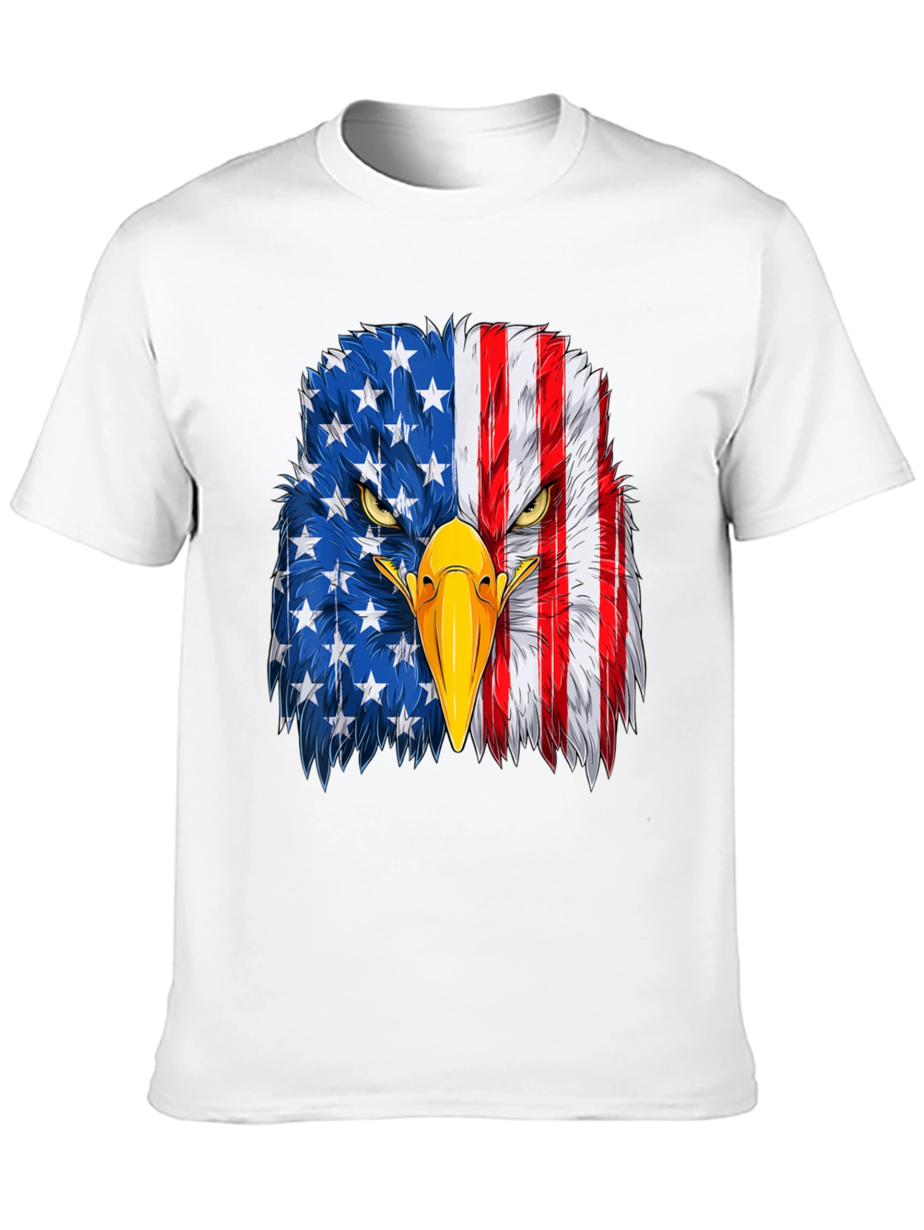 Black American Eagle Flag Graphic T-Shirt view 10