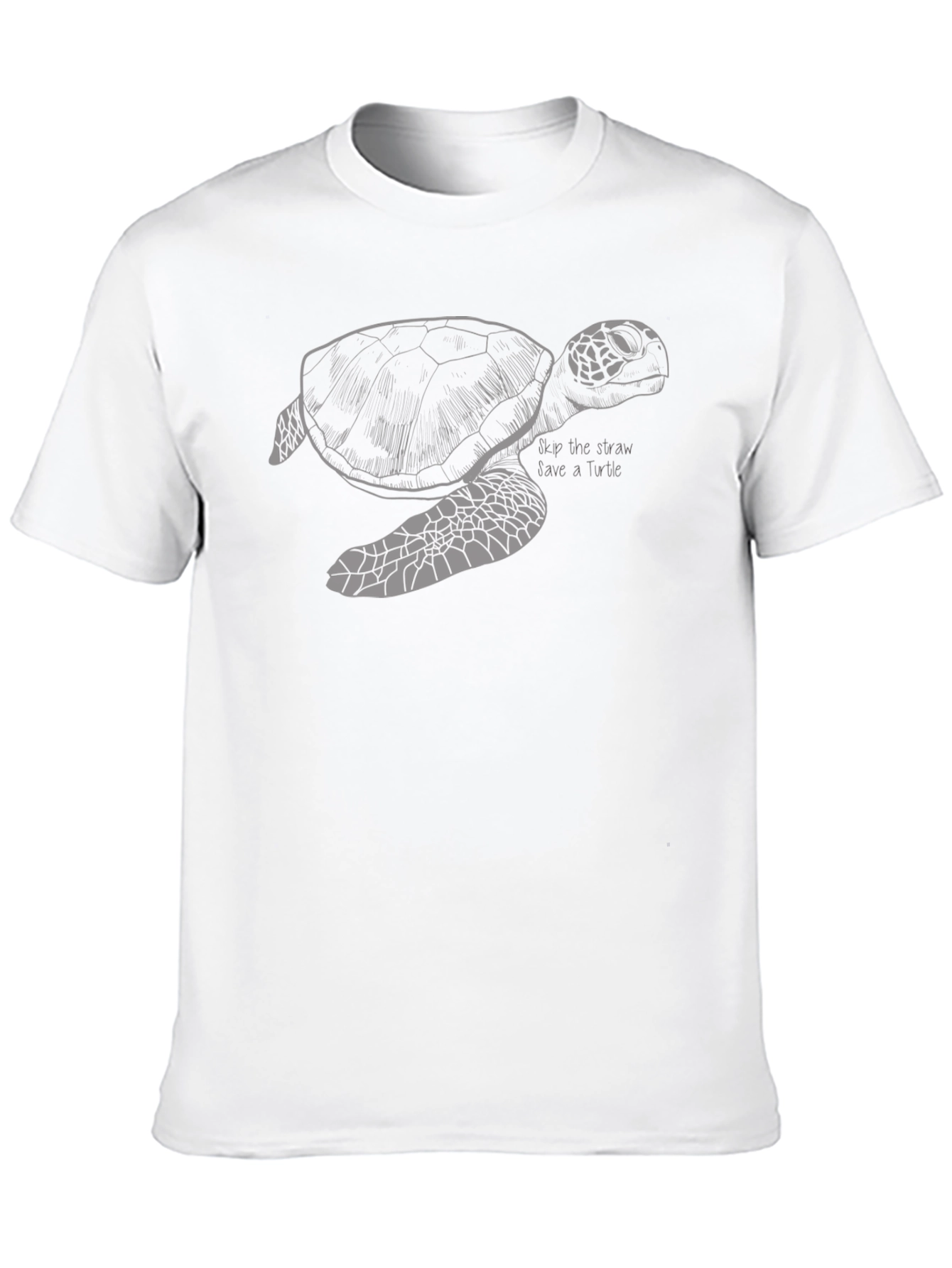 Black Save a Turtle Black Tee view 10