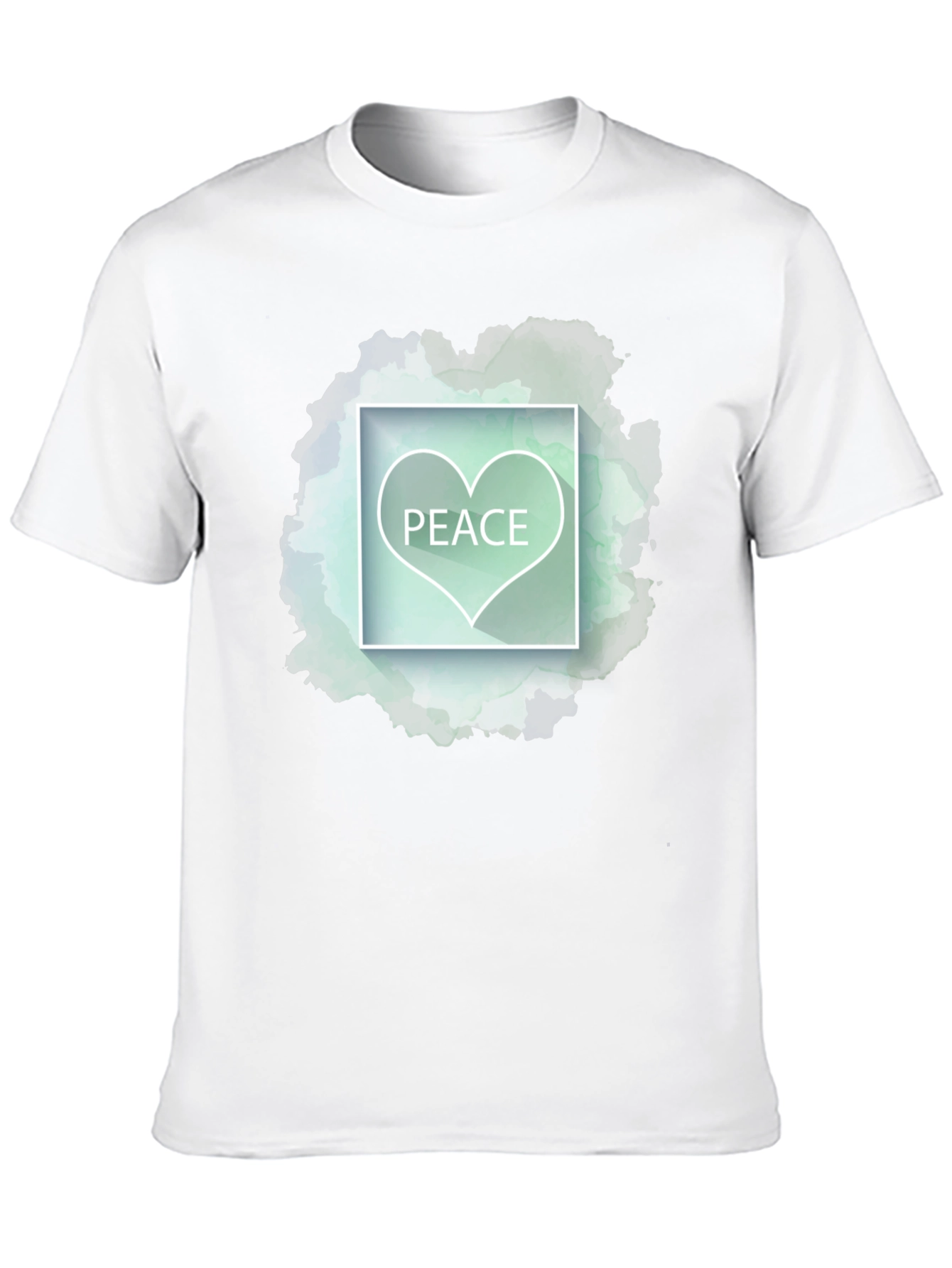 Black Peace Heart Graphic Tee - Stylish Comfort view 10