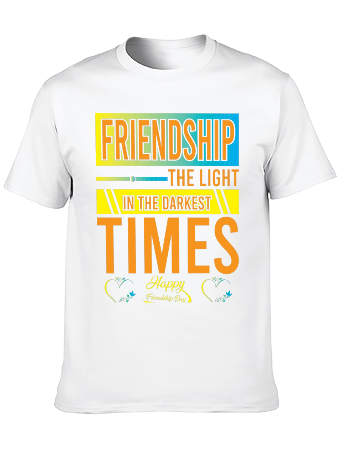 Black Friendship Day Graphic T-Shirt view 10
