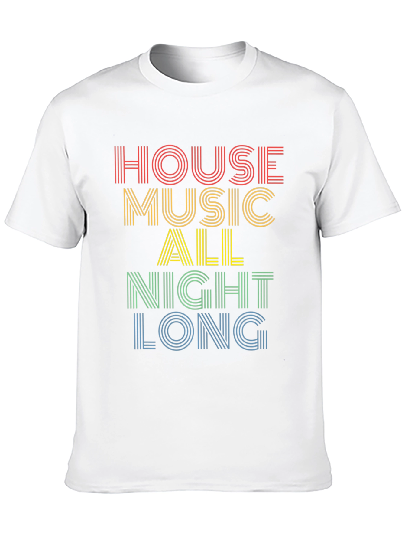 Black House Music All Night Long Graphic Tee view 10