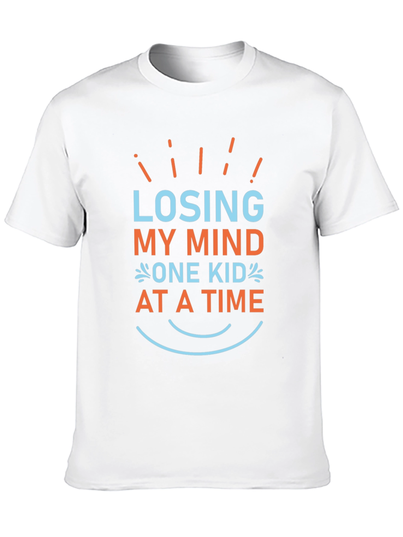 Black Losing My Mind One Kid at a Time Graphic Tee view 10