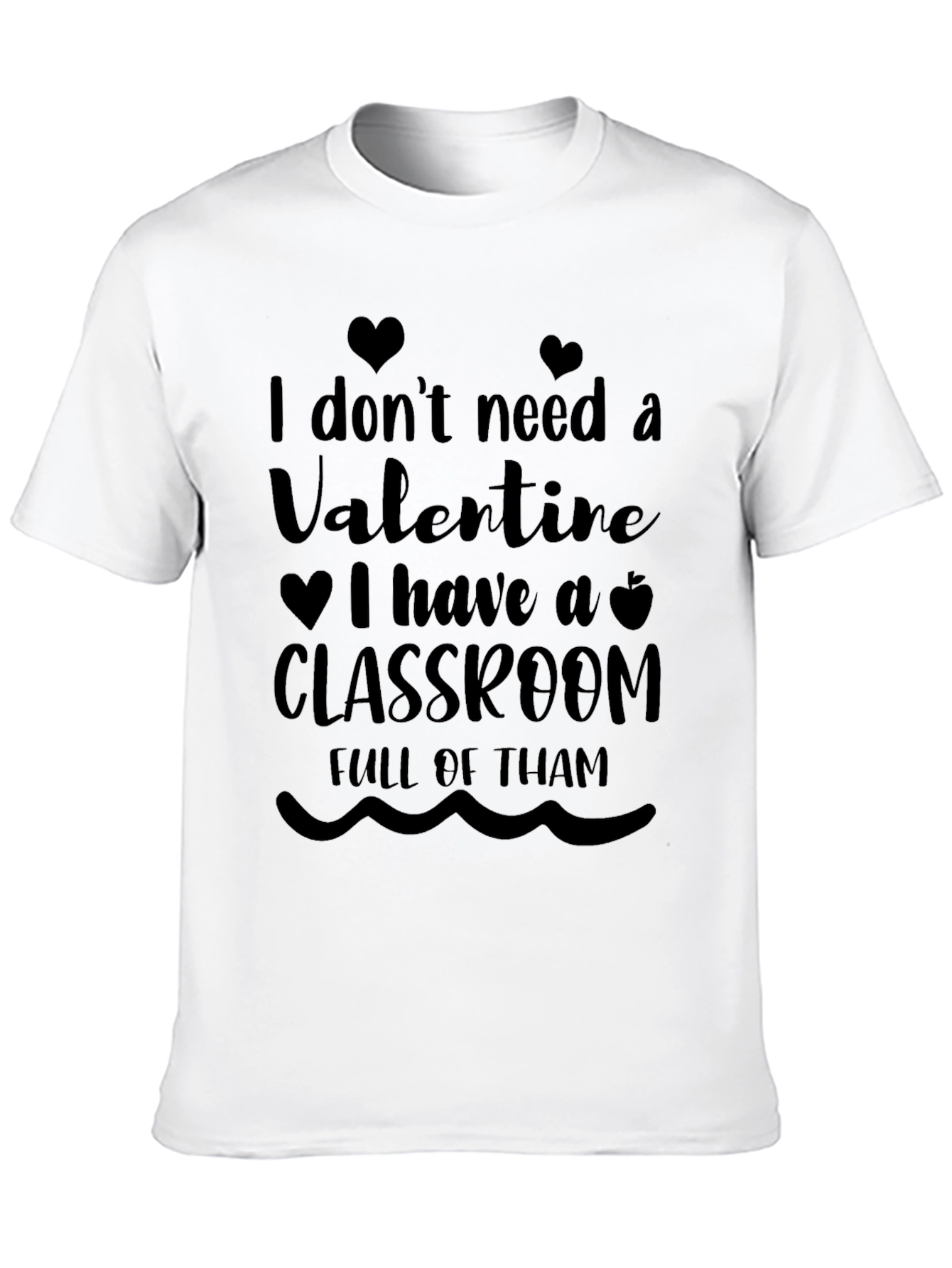 Black Teacher Valentine's Day T-Shirt view 10