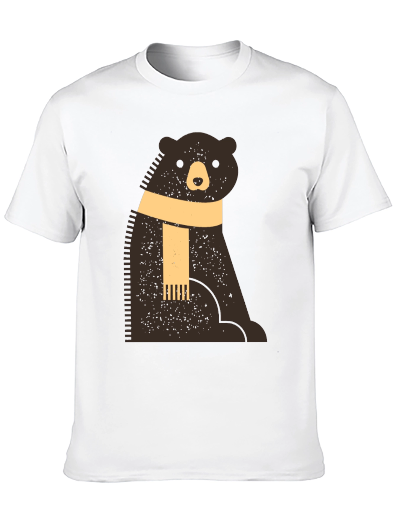 Black Cozy Bear Graphic Tee - Stylish Comfort view 10