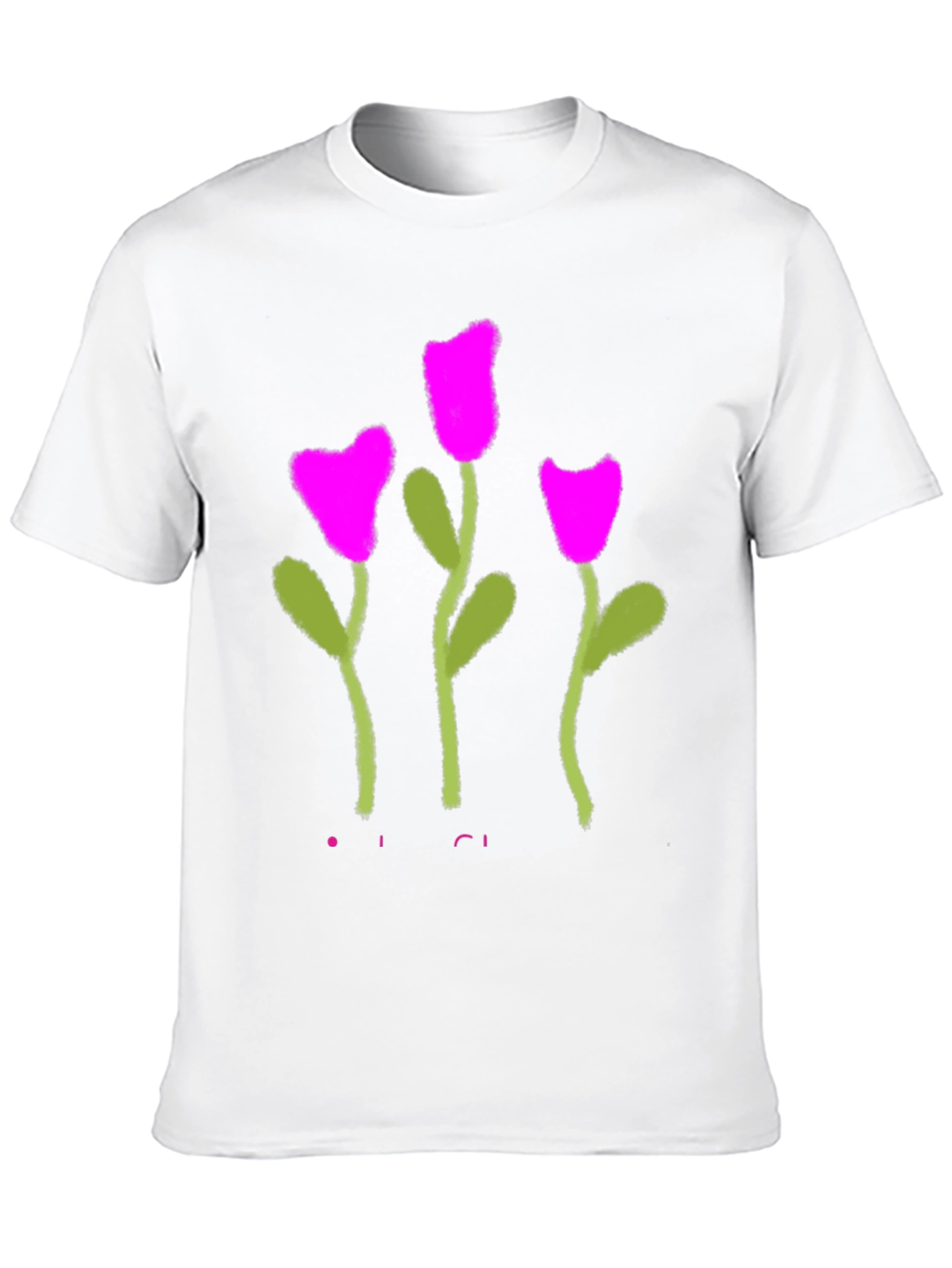 Black Floral Graphic Print Crew Neck T-Shirt view 10