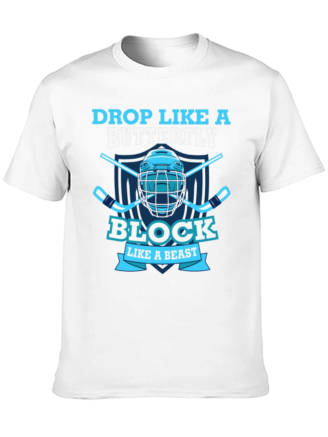 Black Drop Like a Butterfly, Block Like a Beast T-Shirt view 10
