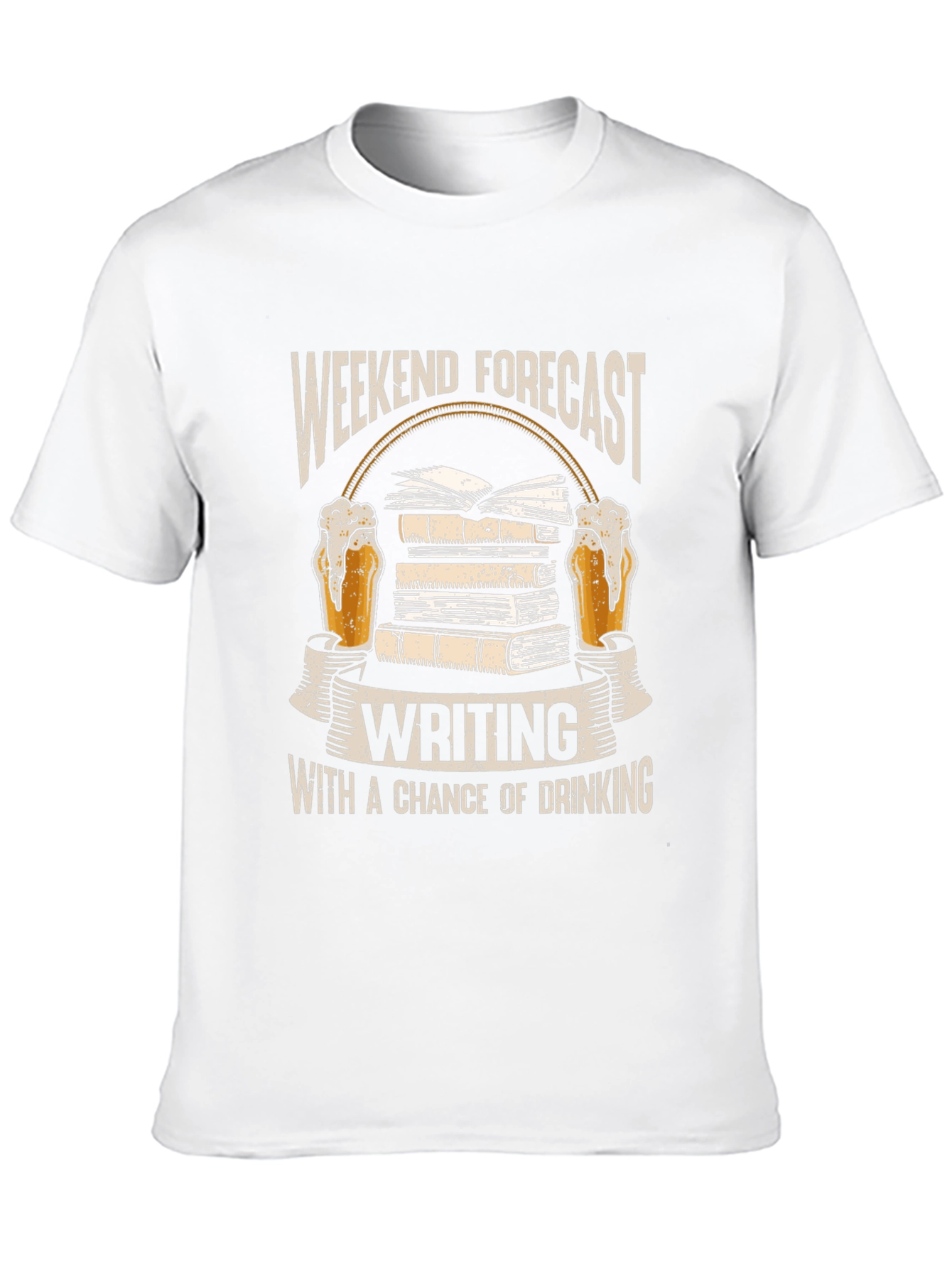 Black Weekend Forecast Writing T-Shirt view 10