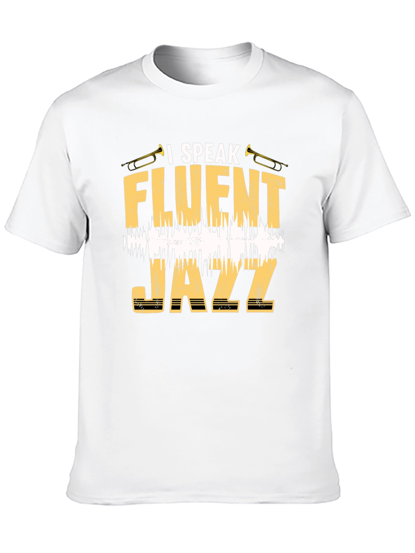 Black I Speak Fluent Jazz T-Shirt view 10