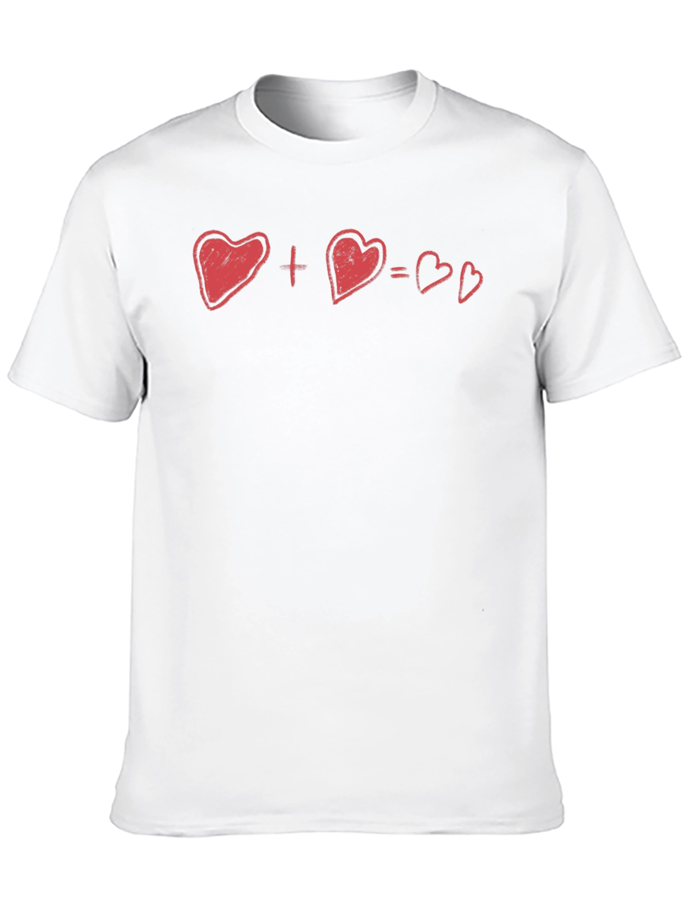 Black Heart Equation Graphic Tee view 10