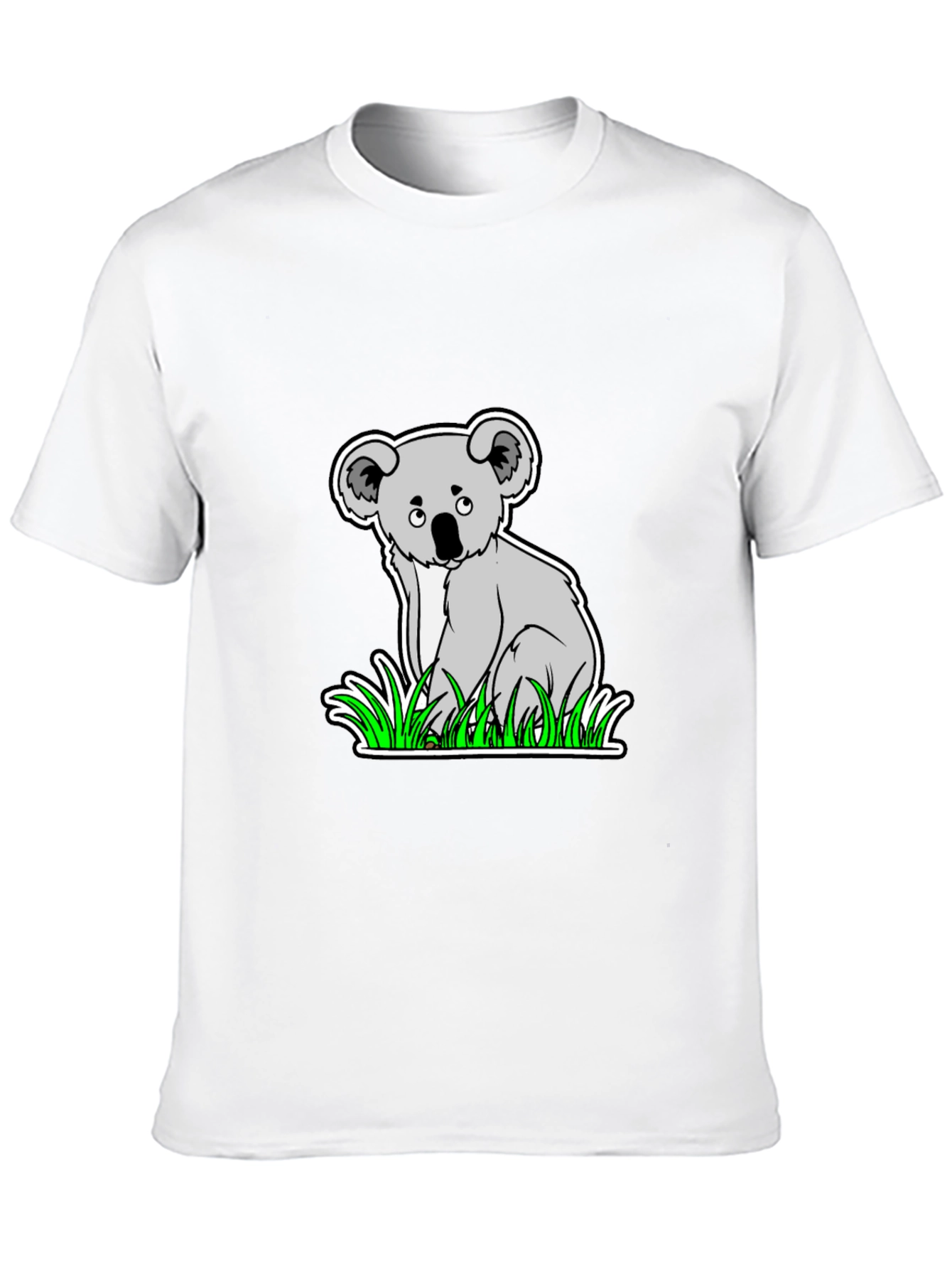 Black Koala Graphic T-Shirt - Cute Animal Tee view 10