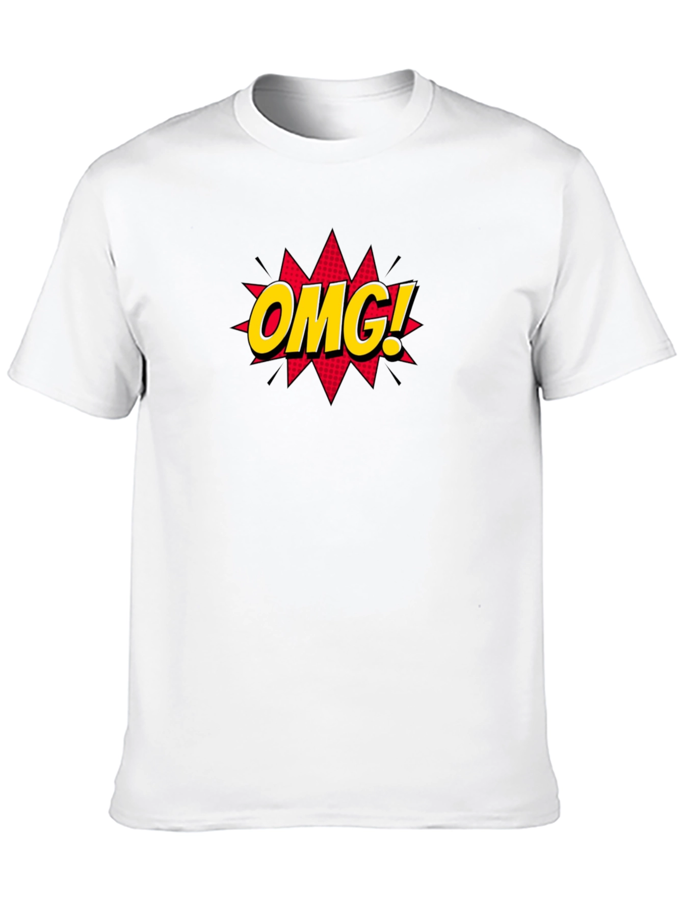 OMG! Graphic Tee - Stylish Black Cotton T-Shirt - 10