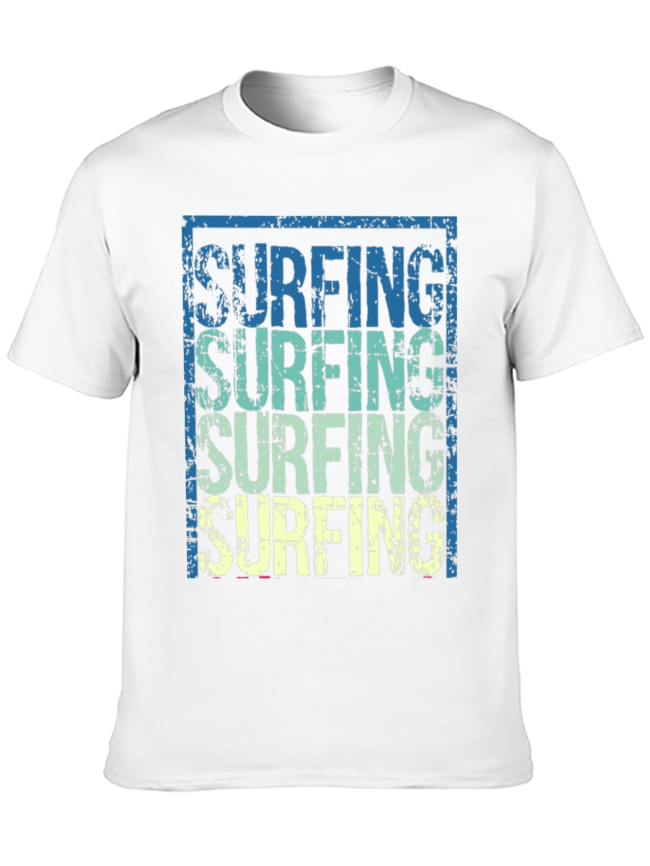 Black Vintage Surfing T-Shirt - Retro Style view 10