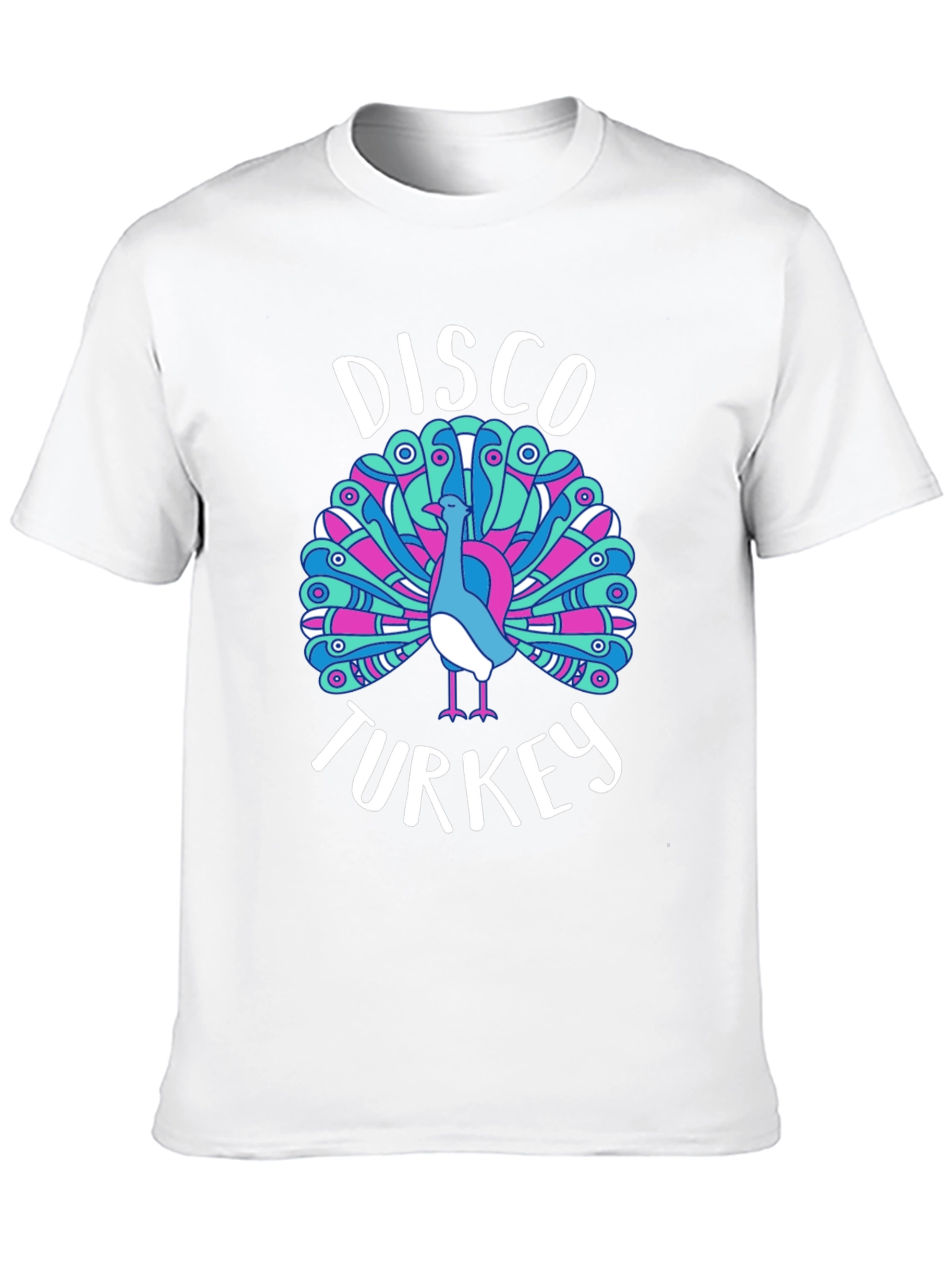 Black Disco Turkey Graphic T-Shirt view 10