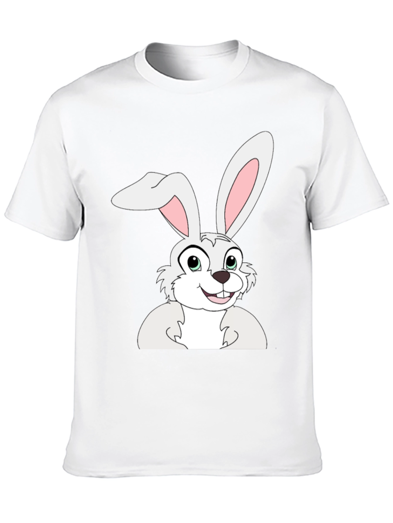 Black Bunny Graphic Black T-Shirt view 10