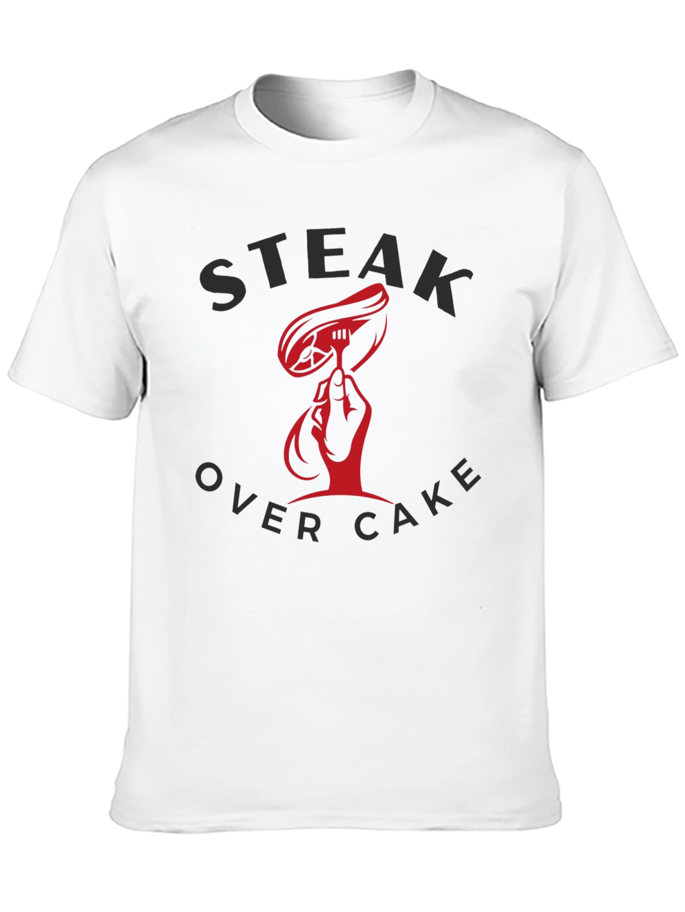 Black Steak Over Cake Graphic T-Shirt - Black view 10
