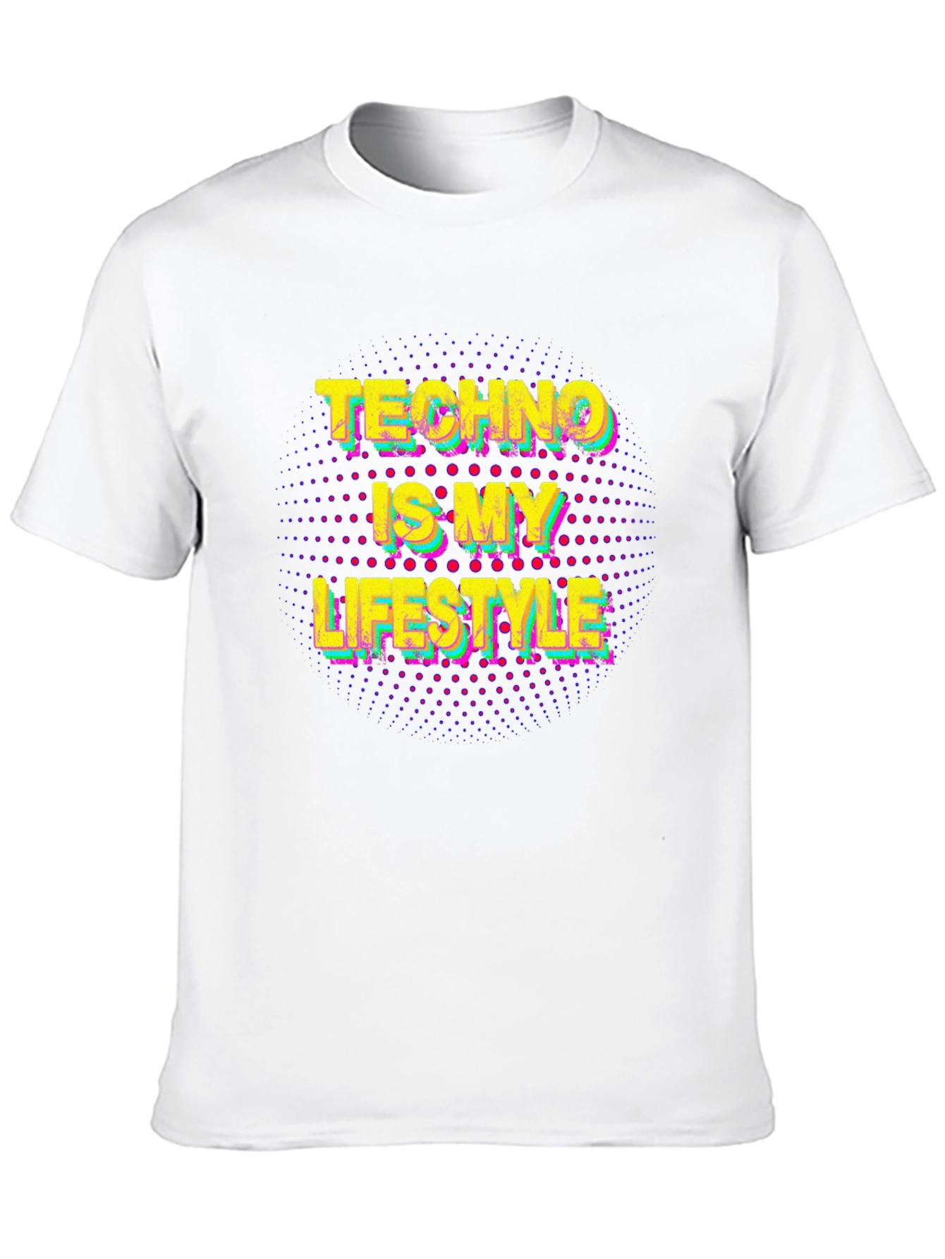 Black Techno Is My Lifestyle T-Shirt - Music Lover Tee view 10