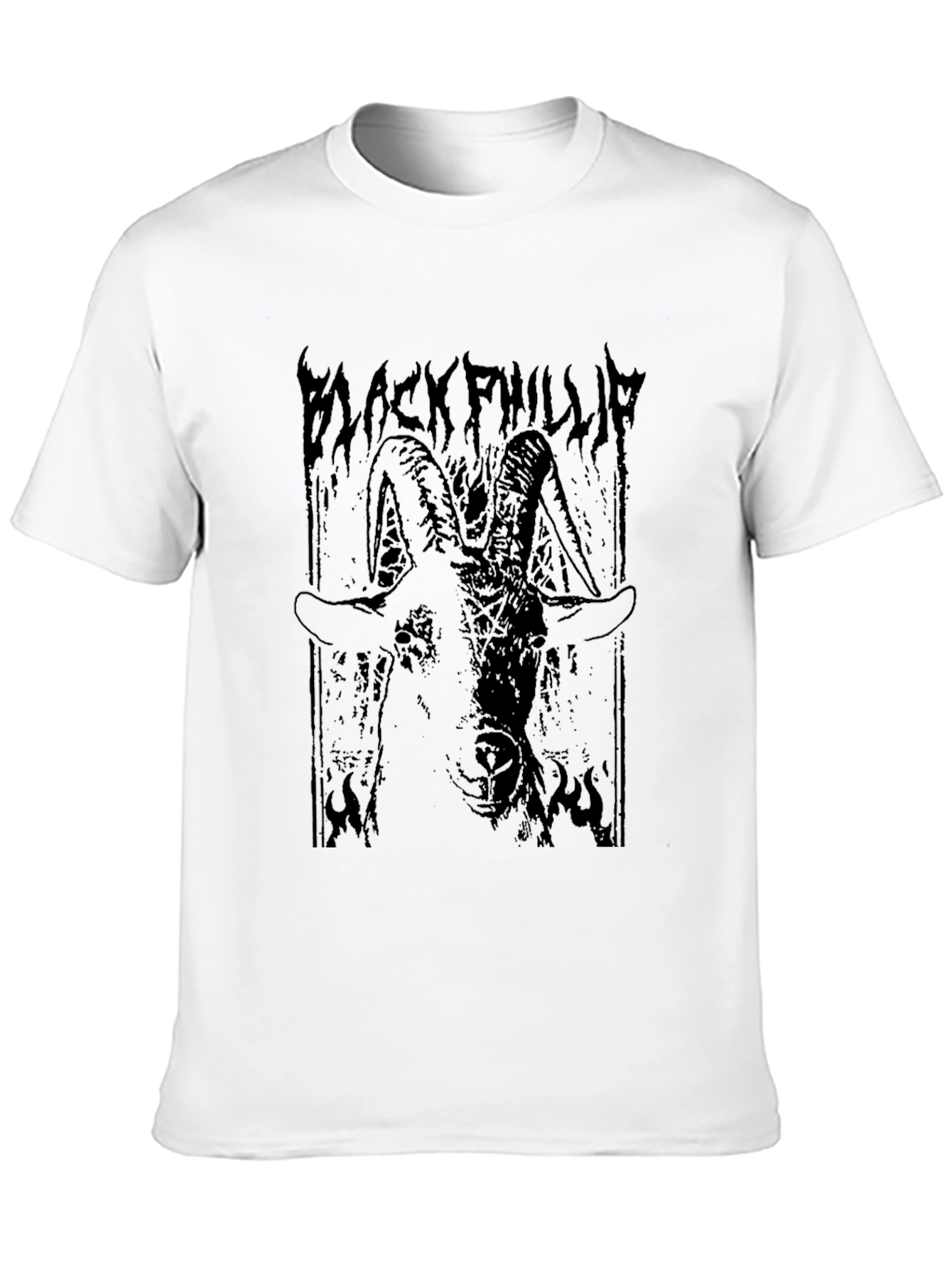 Black Black Phillip Graphic Tee - Men's Black T-Shirt view 10