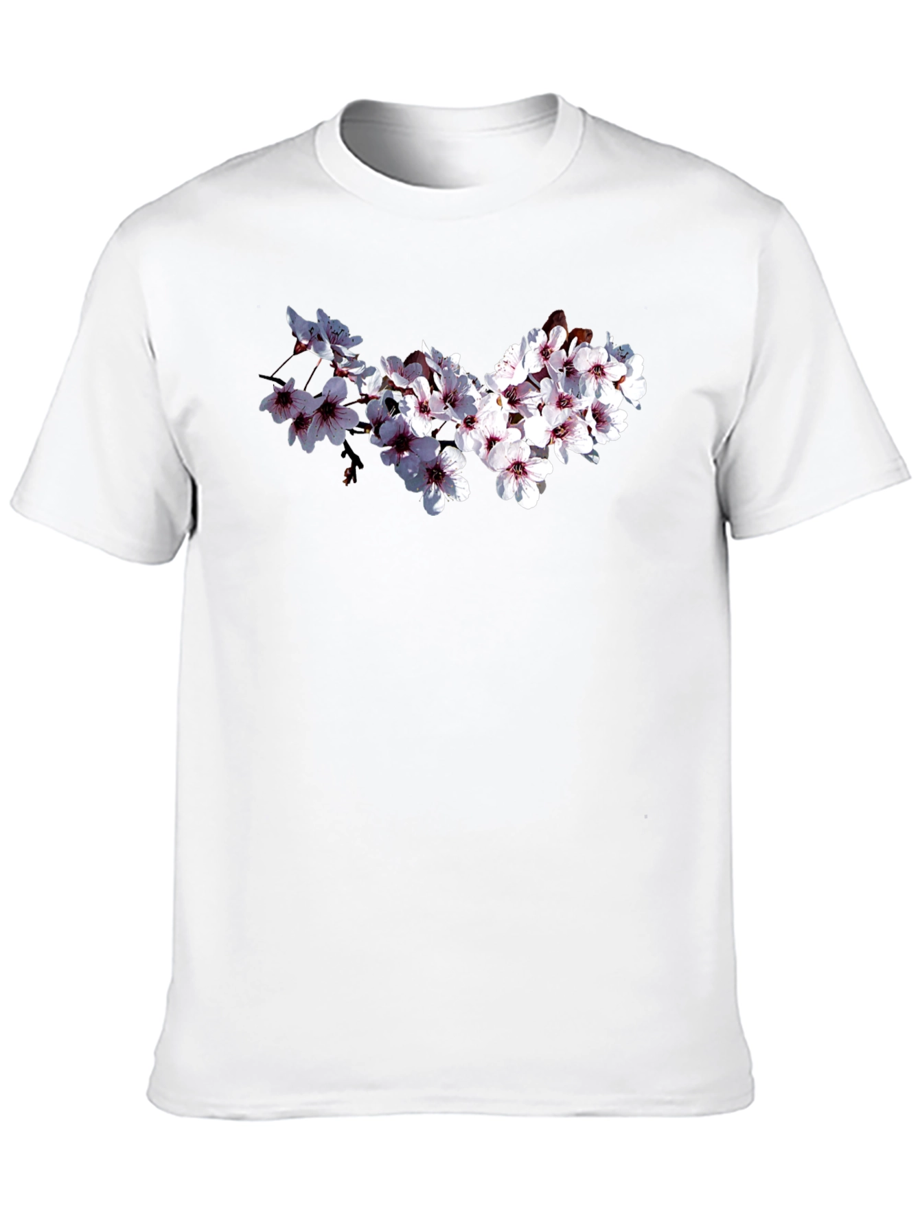 Black Floral Print Black T-Shirt view 10