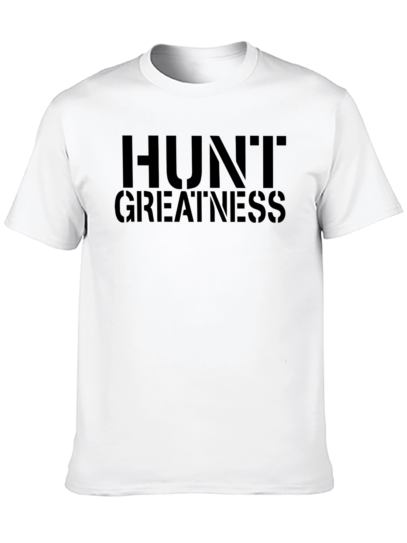 Black Hunt Greatness Black Graphic T-Shirt view 10