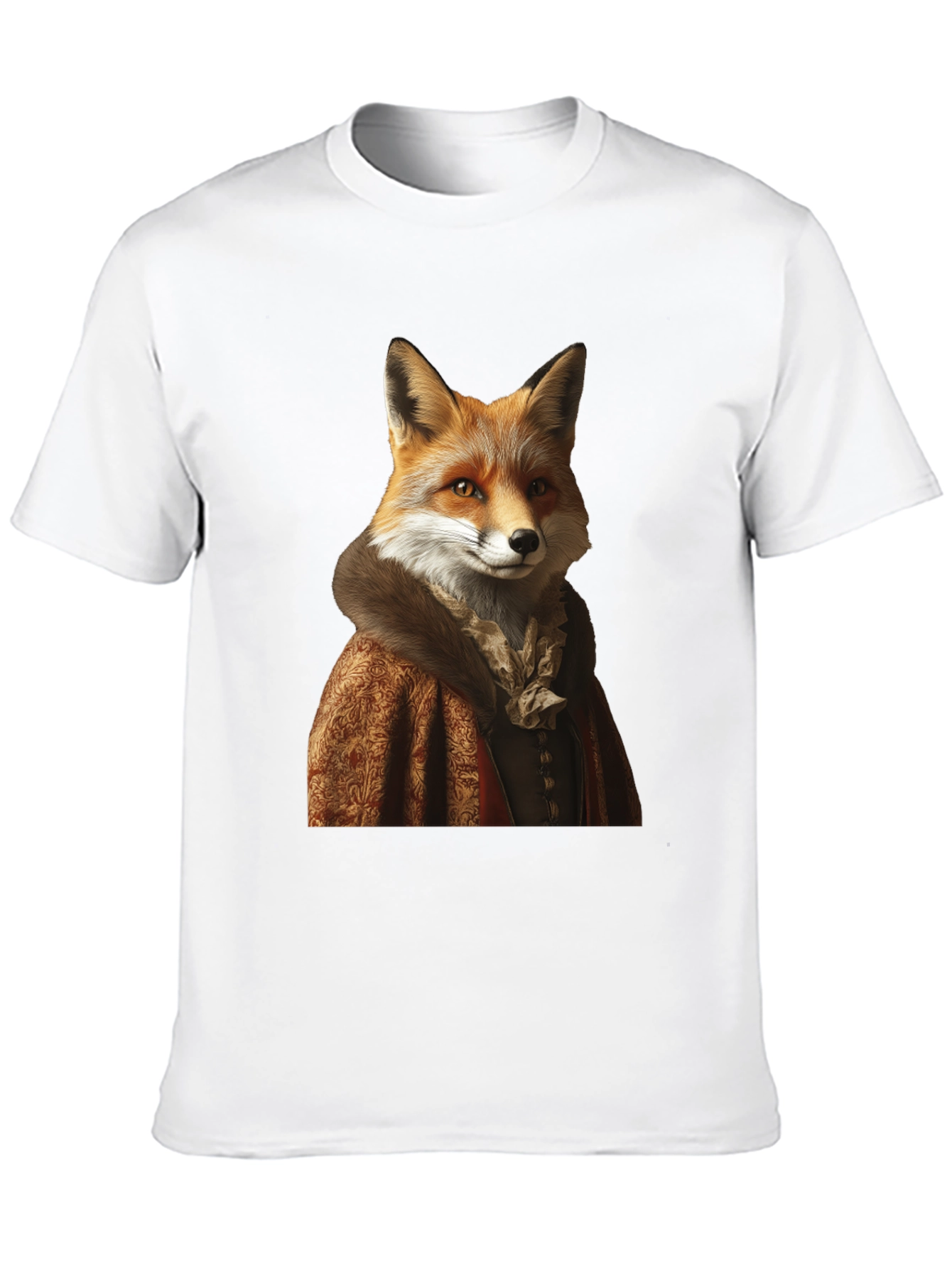 Black Fox Portrait Graphic Tee - Renaissance Style view 10