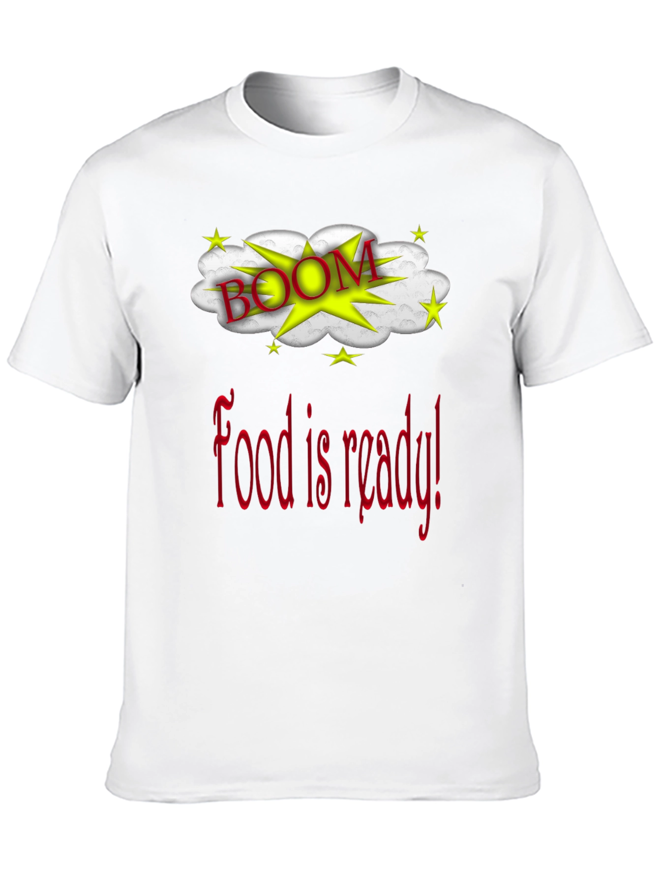 Black Food Is Ready Boom Graphic T-Shirt view 10