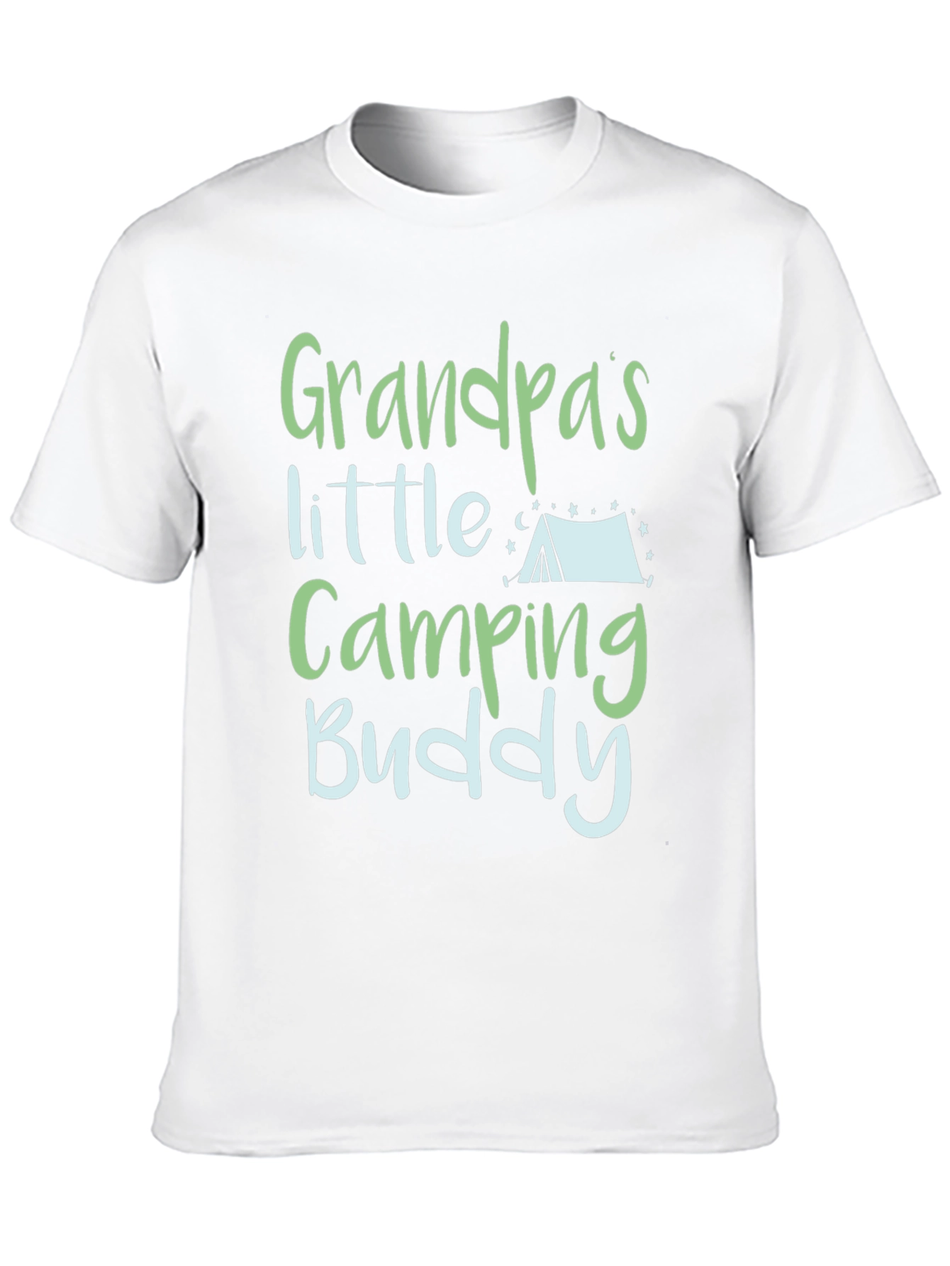 Black Grandpa's Little Camping Buddy T-Shirt view 10
