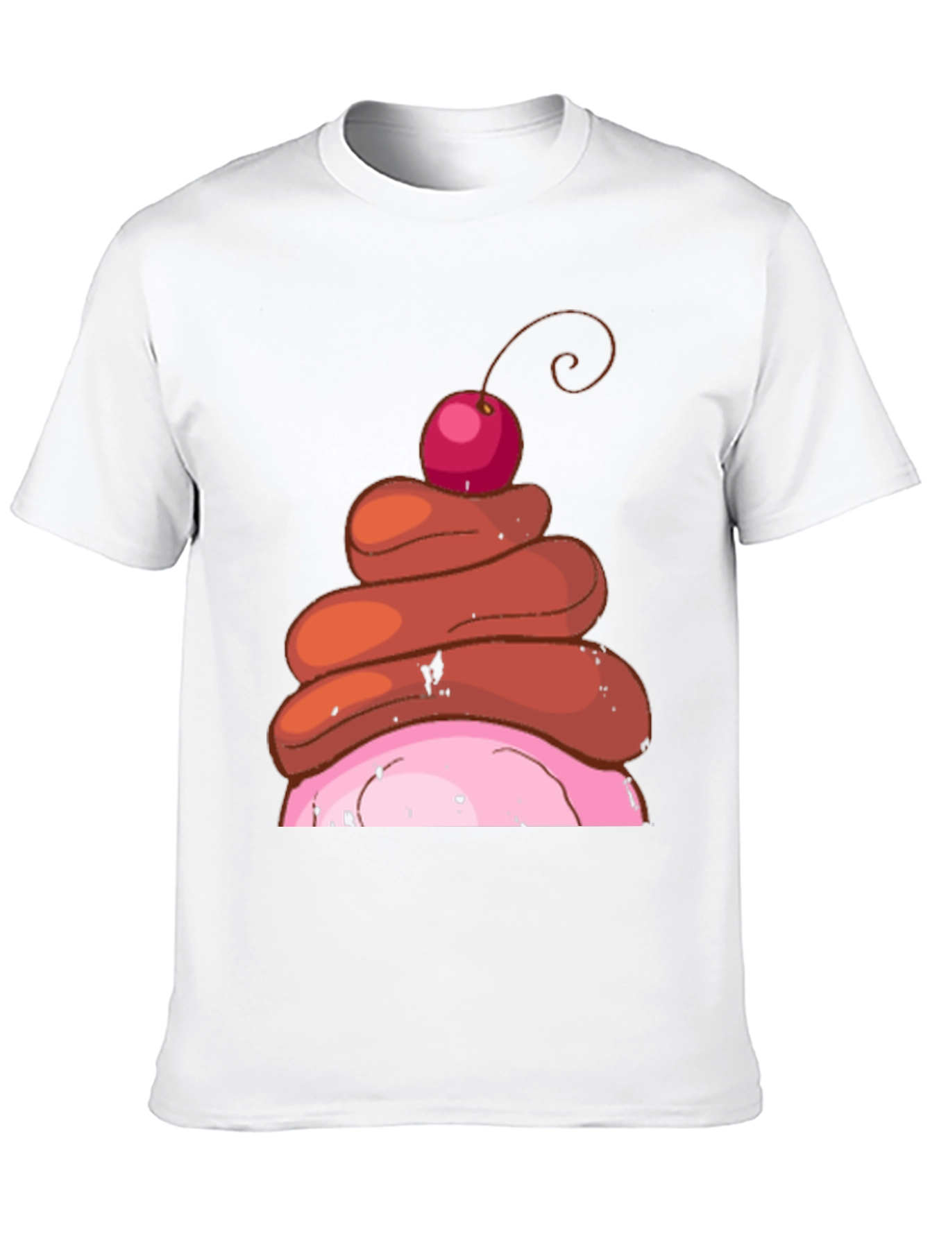 Black Funny Poop Dessert T-Shirt view 10