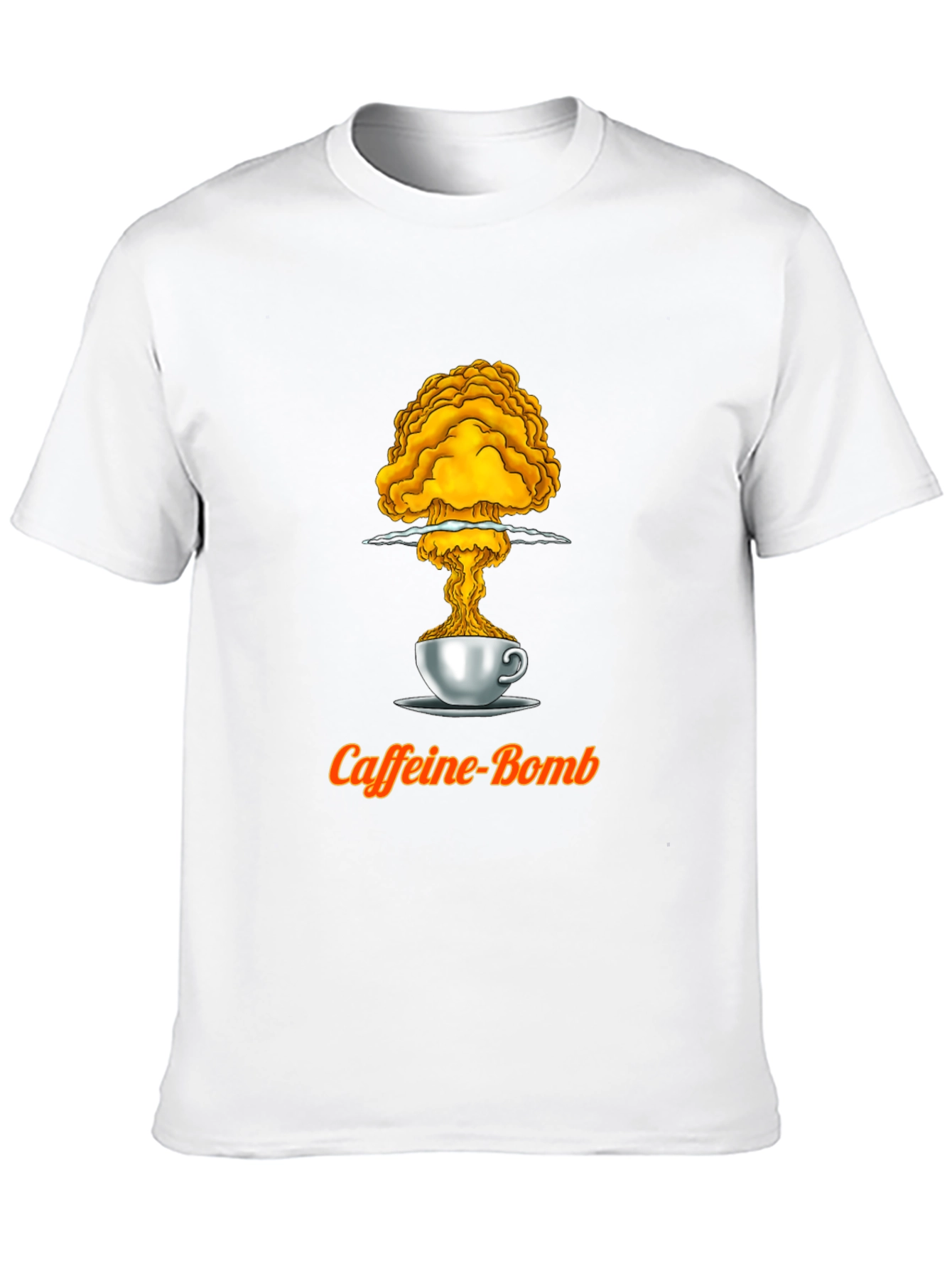 Black Caffeine Bomb T-Shirt - Explosive Energy view 10