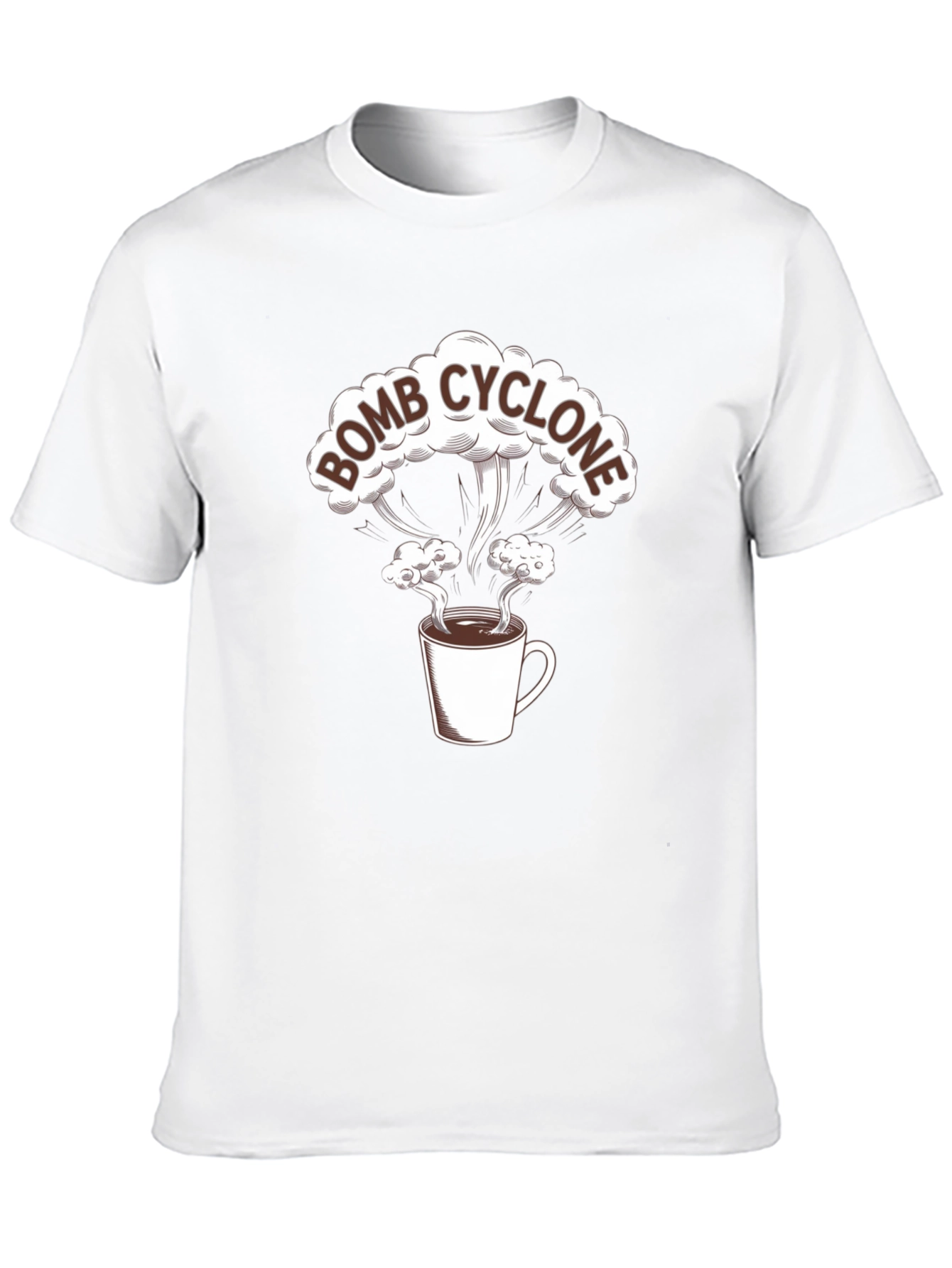 Black Bomb Cyclone Coffee Graphic T-Shirt view 10