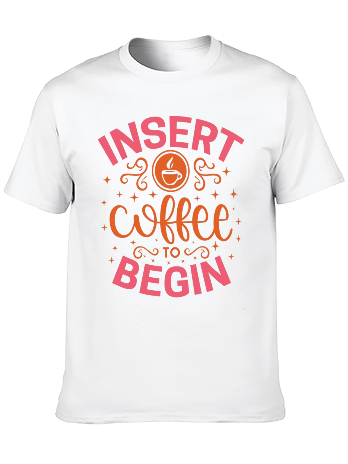 Black Insert Coffee to Begin T-Shirt view 10