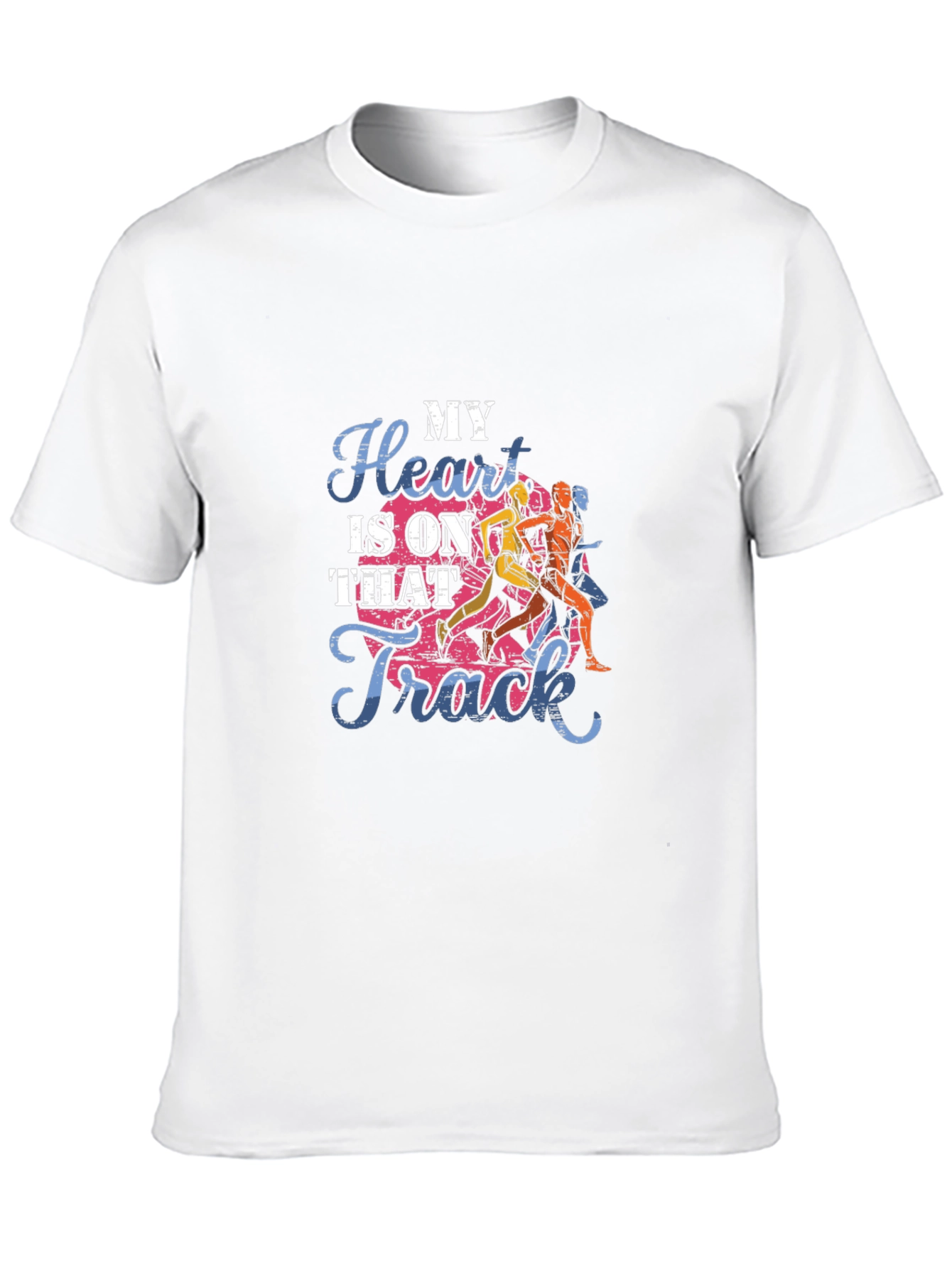 Black My Heart Is On That Track Black T-Shirt view 10