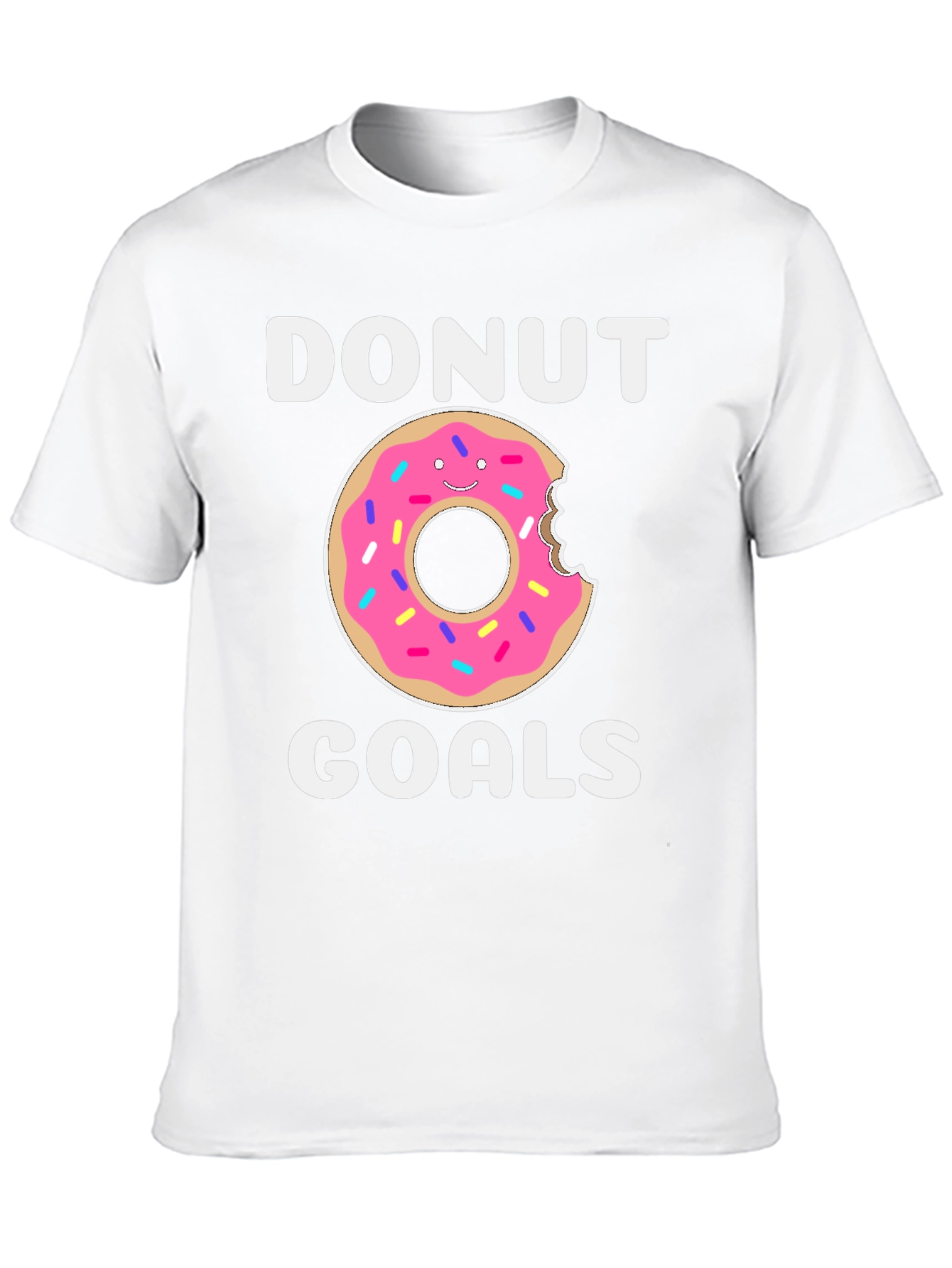 Black Donut Goals Graphic T-Shirt view 10