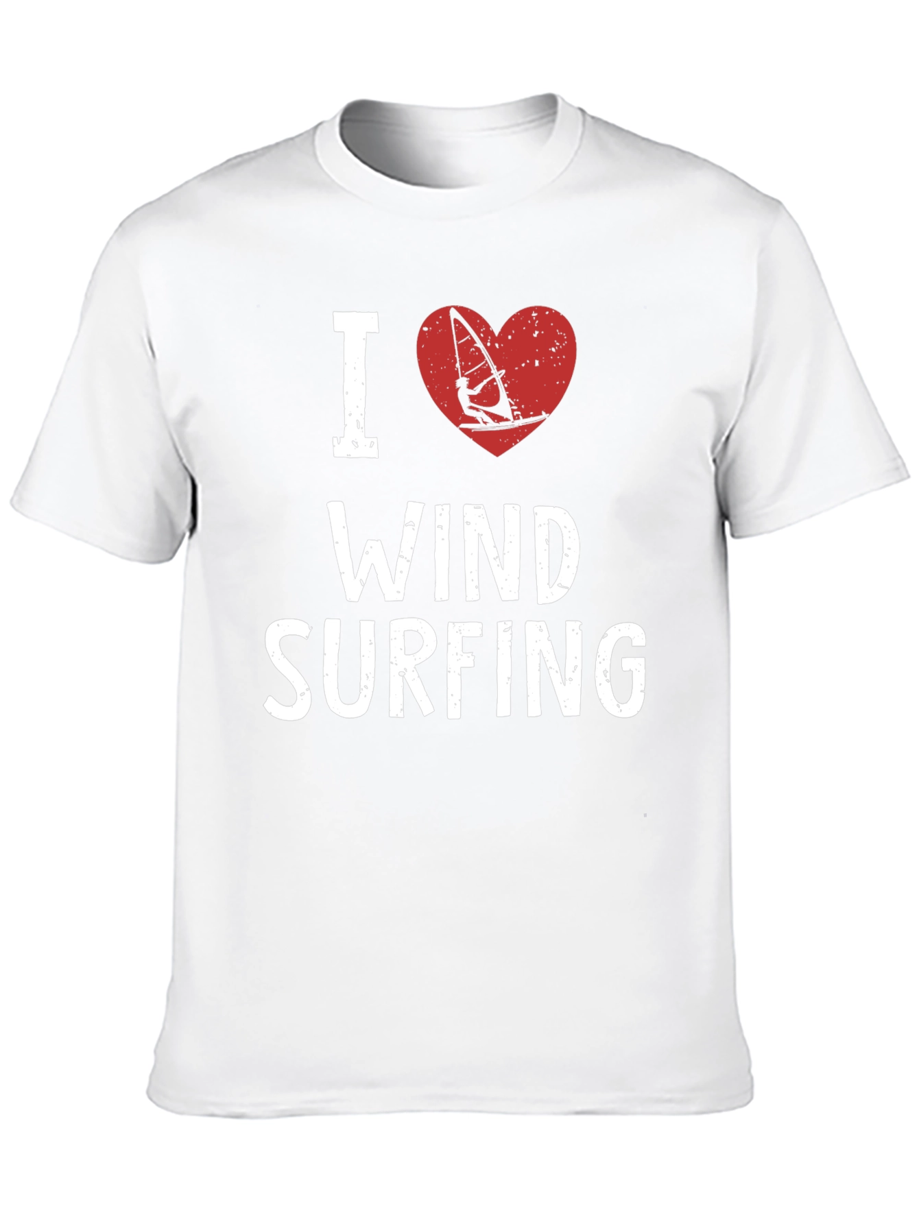 Black I Heart Windsurfing T-Shirt view 10