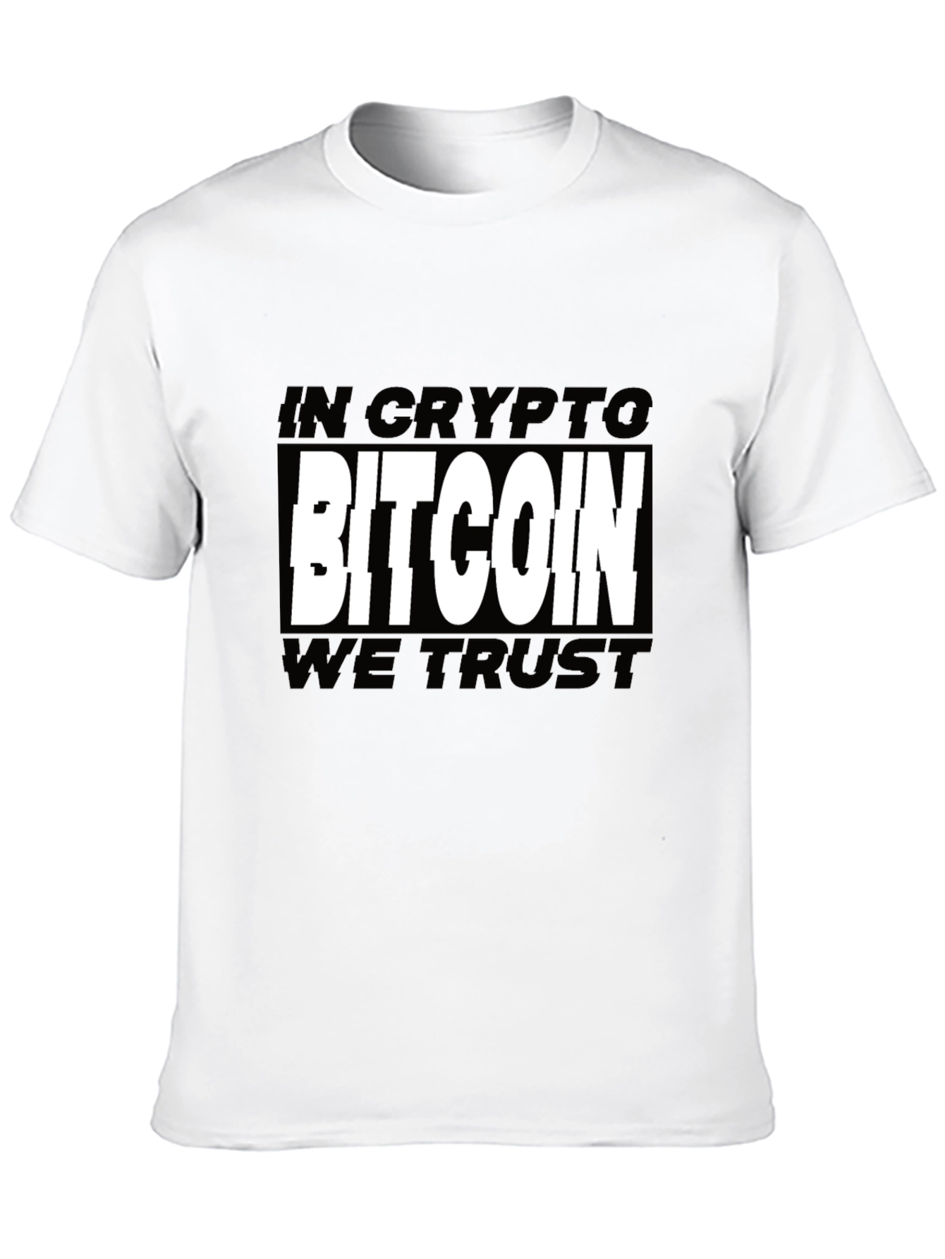 Black Bitcoin Crypto Graphic Tee view 10