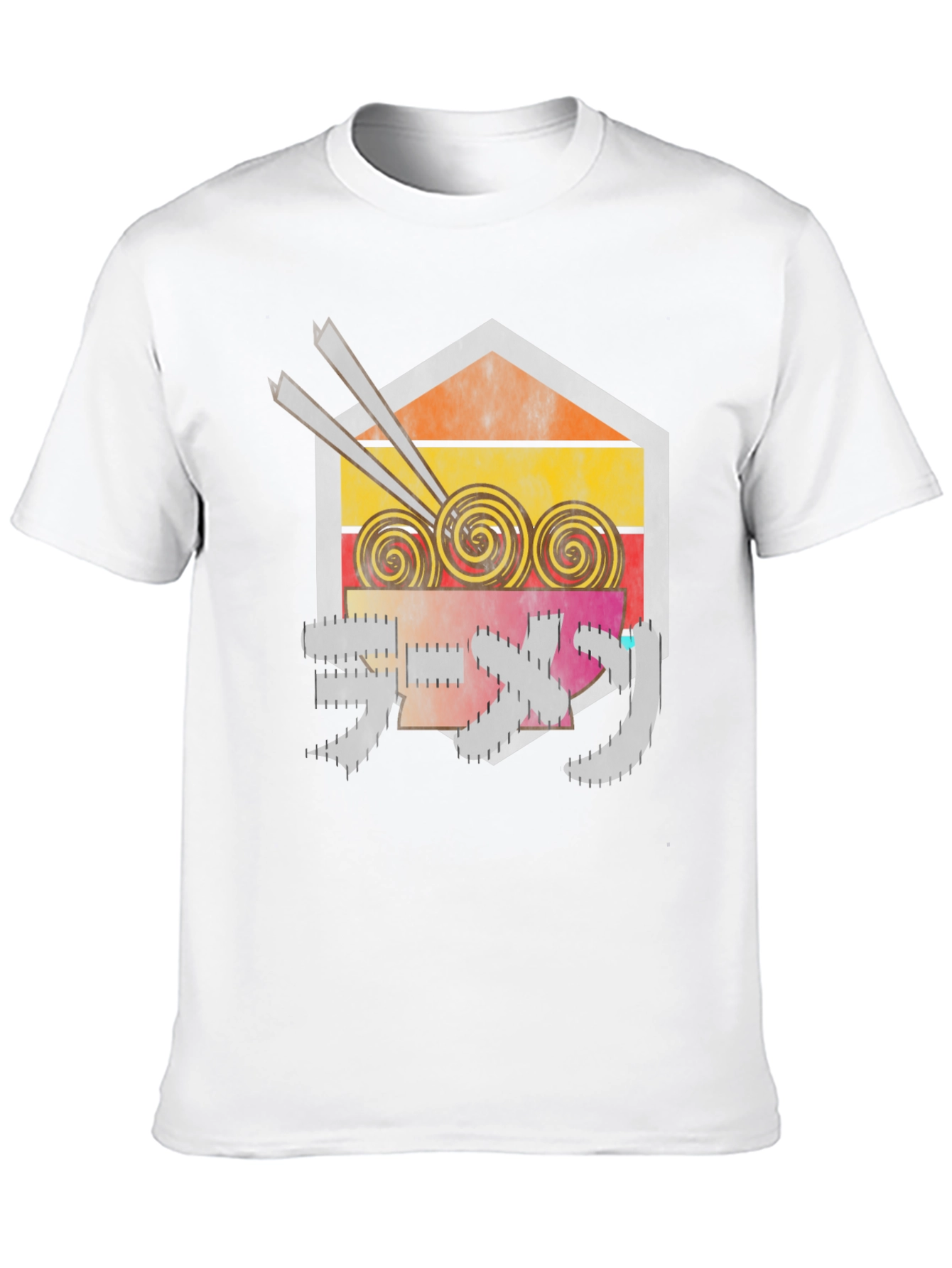 Black Ramen Kanji Graphic T-Shirt view 10