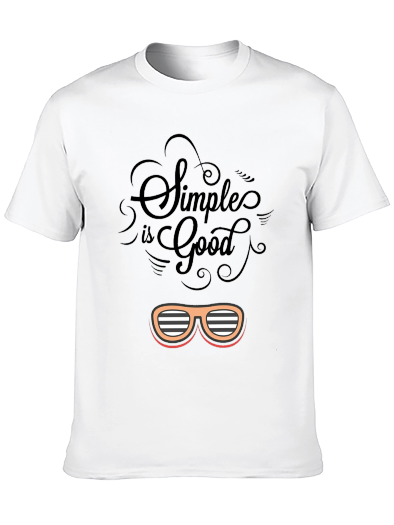 Simple is Good Graphic Tee - 10