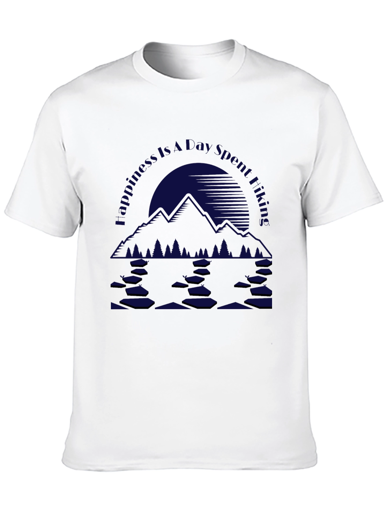 Black Mountain Hiking Graphic Tee - Nature Adventure Shirt view 10