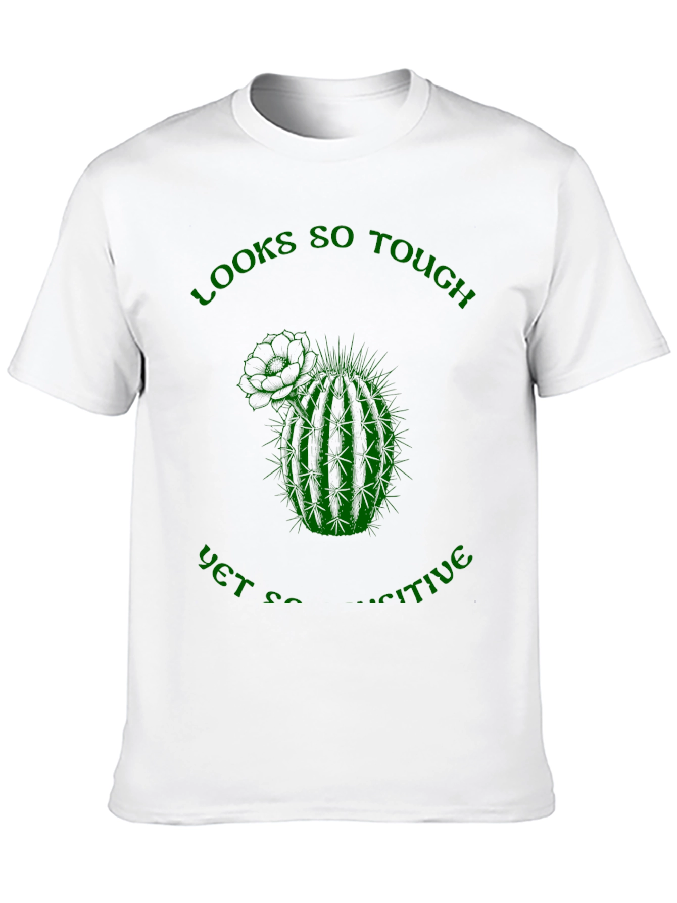 Black Looks So Tough Cactus T-Shirt view 10