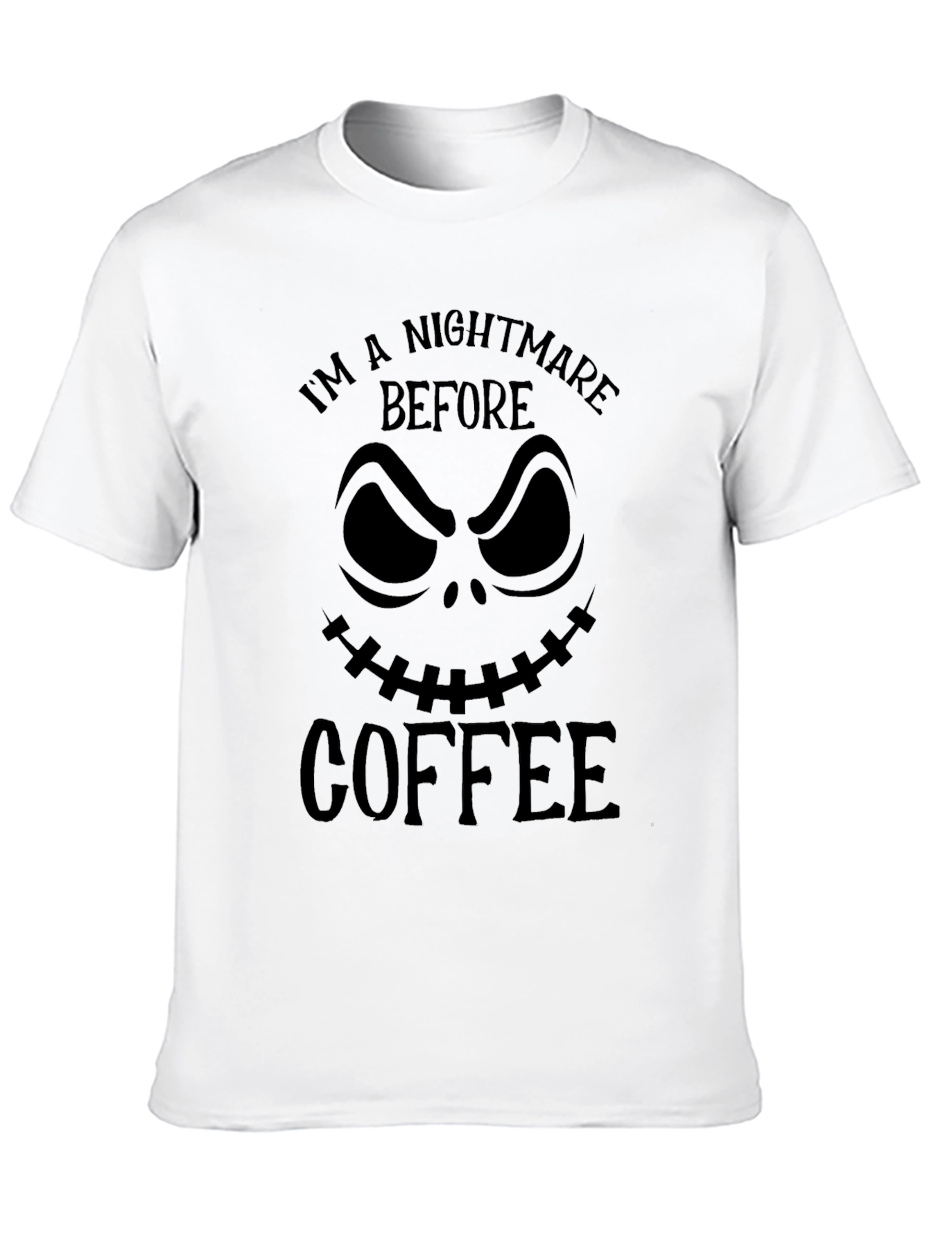 Black Nightmare Before Coffee Graphic Tee - Black view 10