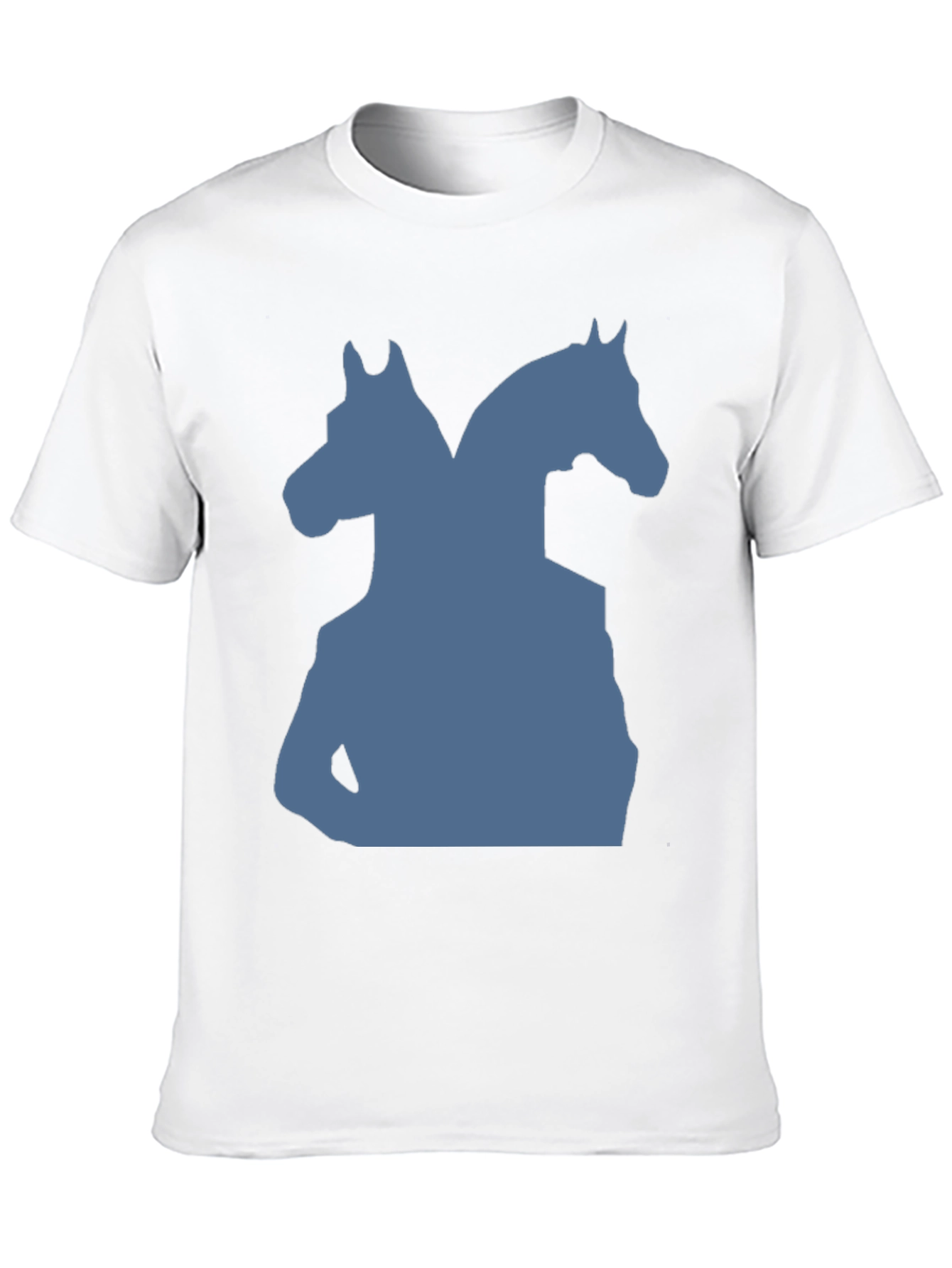 Black Two-Headed Horse Graphic Tee - Black view 10