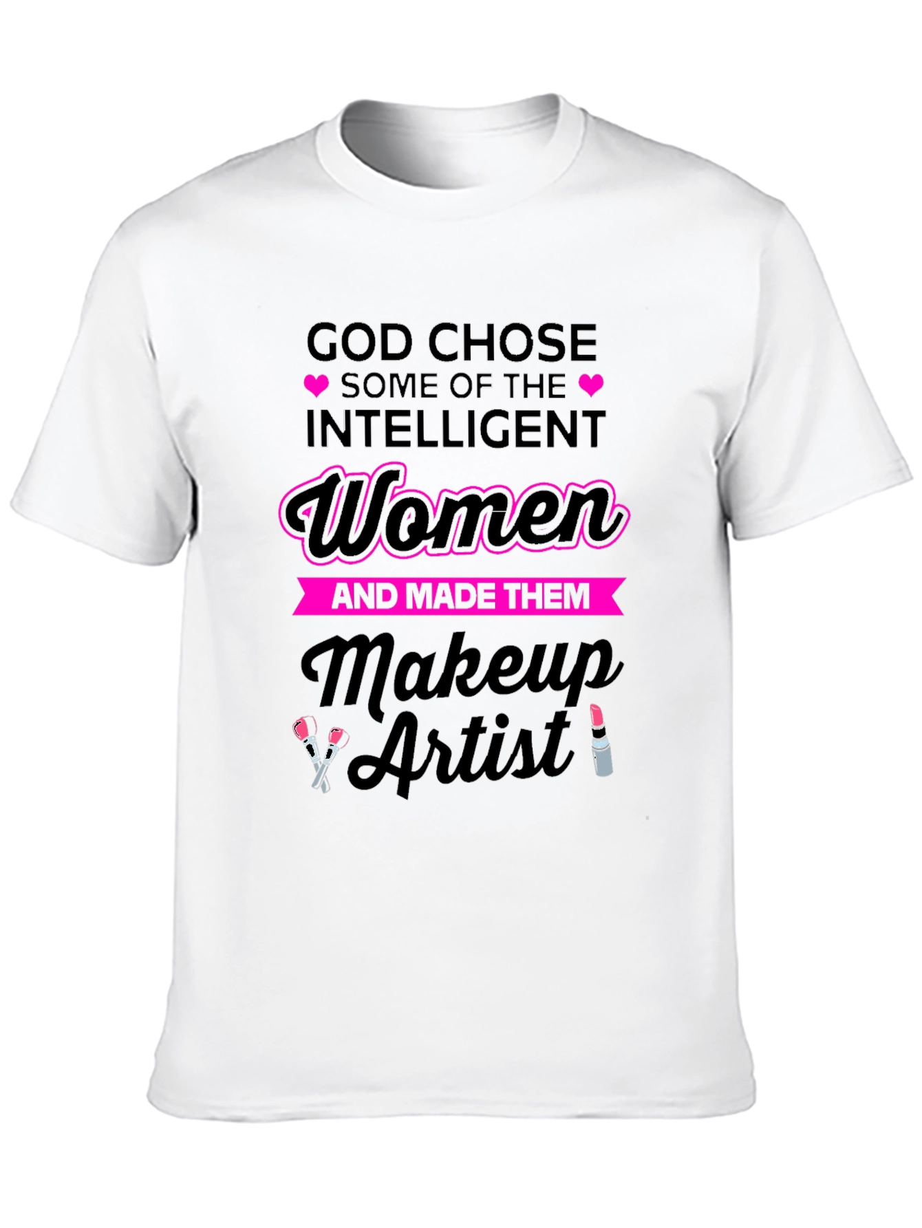 Black God Chose Makeup Artist Women's T-Shirt view 10