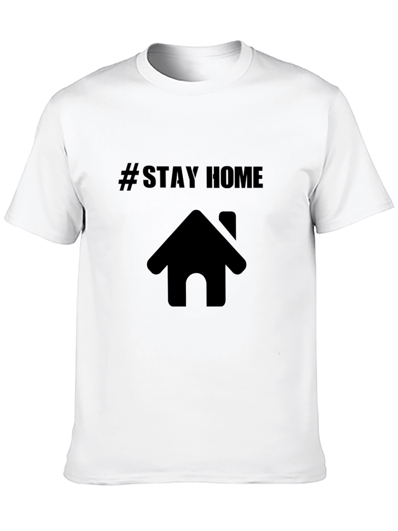 Black Stay Home Graphic Tee - Black T-Shirt view 10