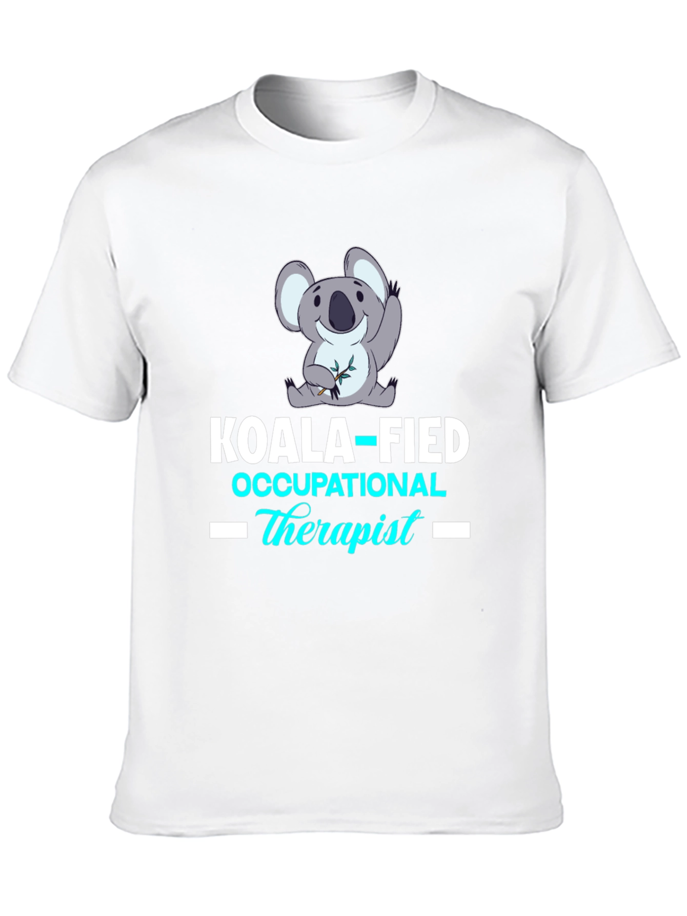 Black Koala-fied Occupational Therapist T-Shirt view 10
